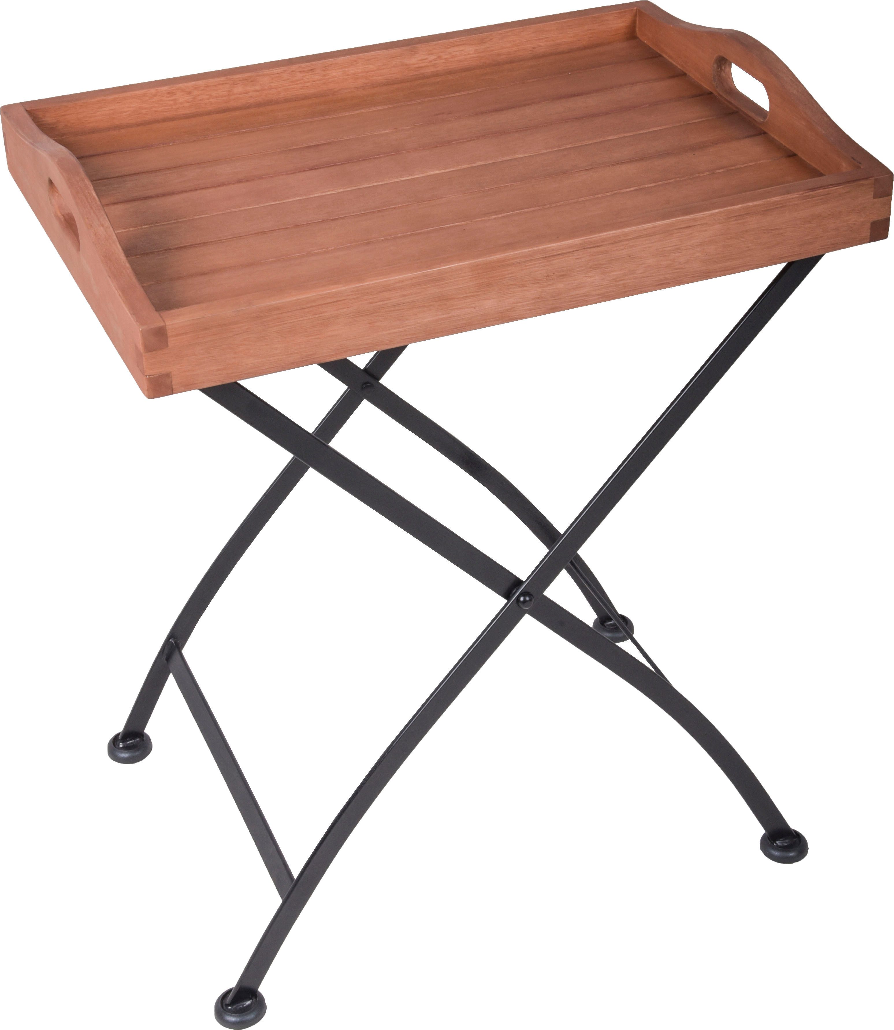 Garden Pleasure Gartentisch Tabletttisch »WIEN«, BxTxH: 41x57x67 cm, viereckig, klappbar