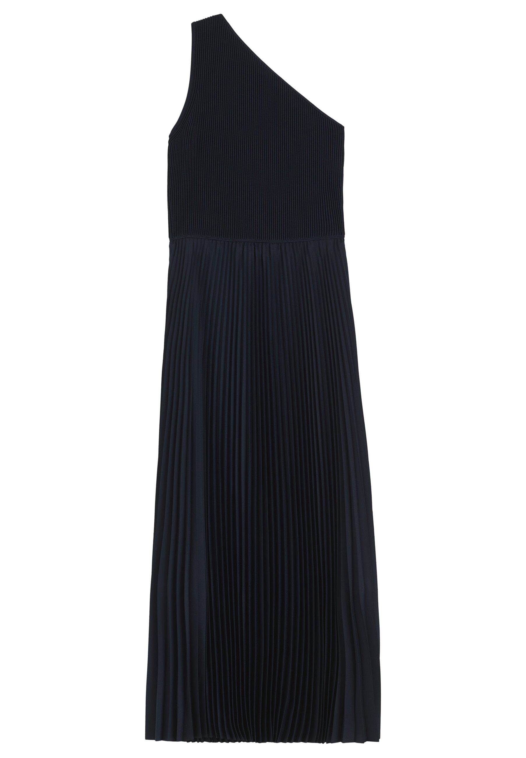 BOSS Jerseykleid Foki mit One-Shoulder-Design (1-tlg)