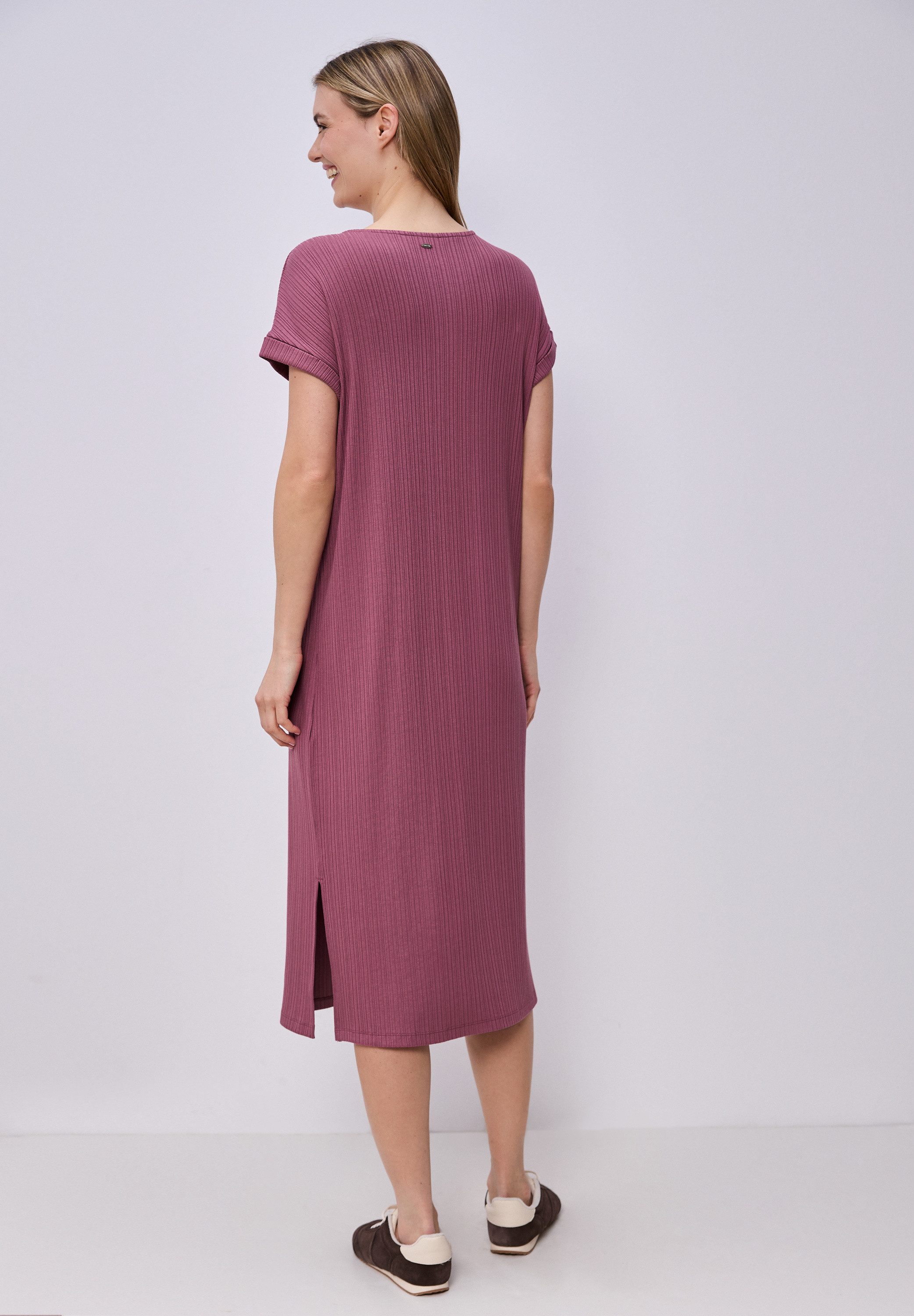 STREET ONE Jerseykleid mit Rundhalsausschnitt