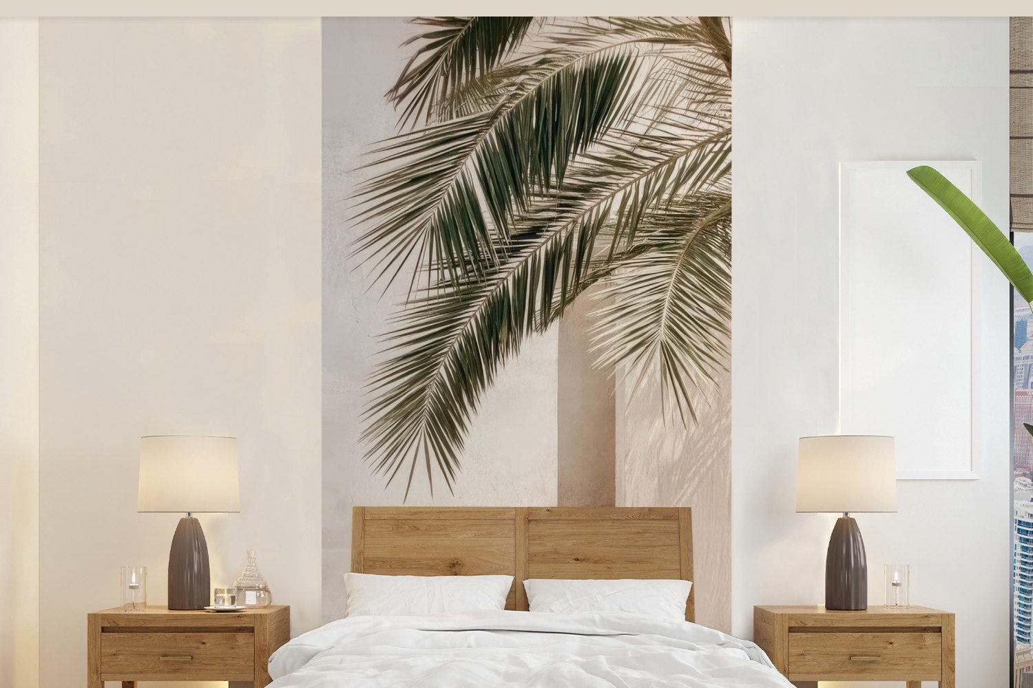 MuchoWow Fototapete Palme - Schatten - günstig online kaufen