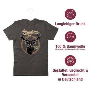 Shirtracer T-Shirt Lausbua Hirsch Hirschgeweih Lausbub Mode für Oktoberfest Herren