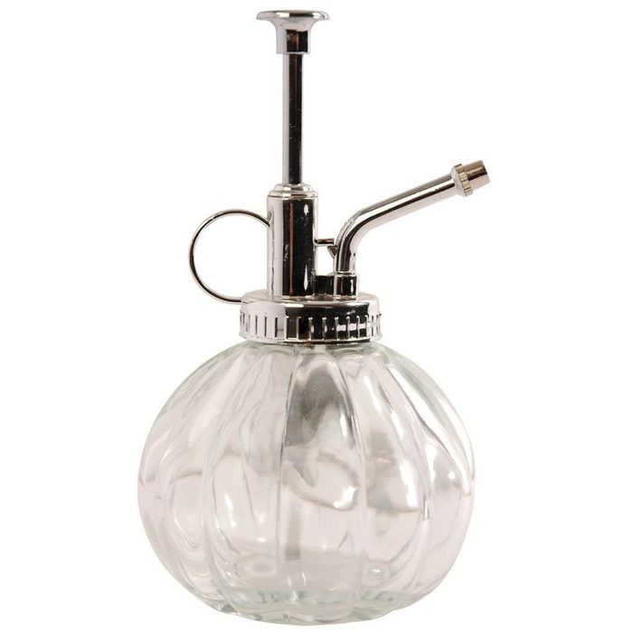 Esschert Design BV Sprühflasche (1-tlg) Kunststoffzerstäuber mit aus Glasflasche Maße: 9.9 x 9.1 x 16 cm klar