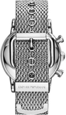 Emporio Armani Chronograph AR80062SET, (Set, 2-tlg., mit Armband), Quarzuhr, Armbanduhr, Herrenuhr, Stoppfunktion, Geschenkset, Datum