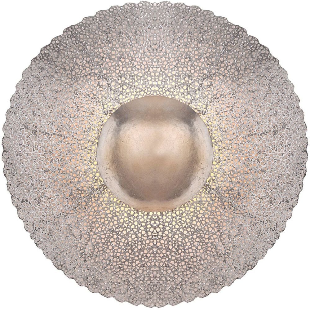 Holländer Wandleuchte 2-flammig Utopistico Eisen Silber