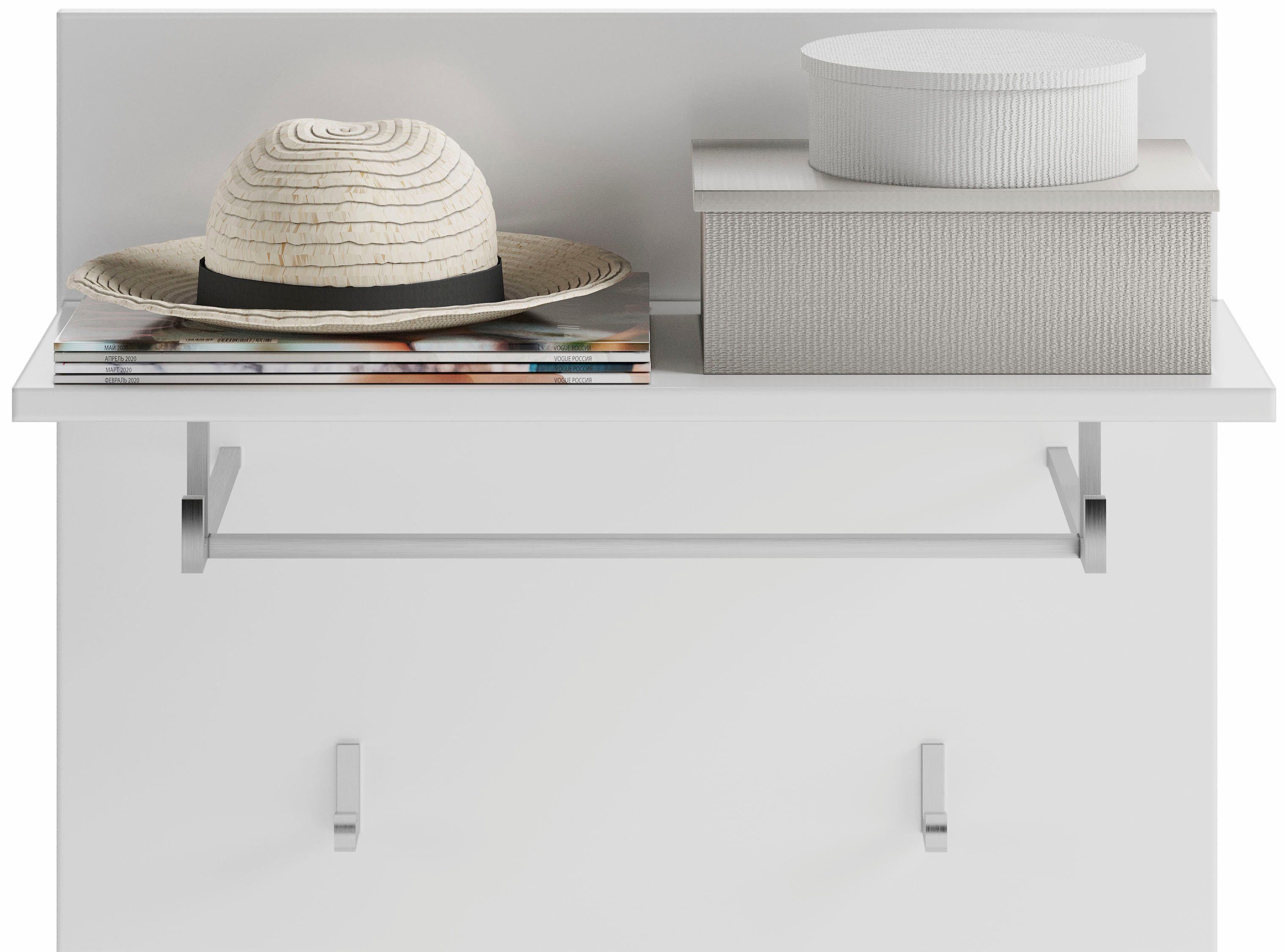 INOSIGN Garderobenpaneel Malmö, Breite 60 cm, 2 Haken, 1 Kleiderstange, 1 A günstig online kaufen