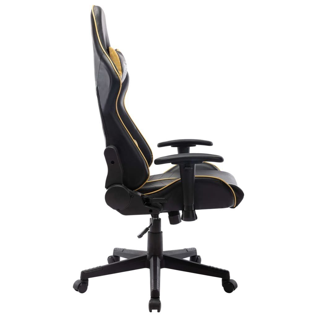 Golden und Kunstleder (1 St) Schwarz furnicato Gaming-Stuhl