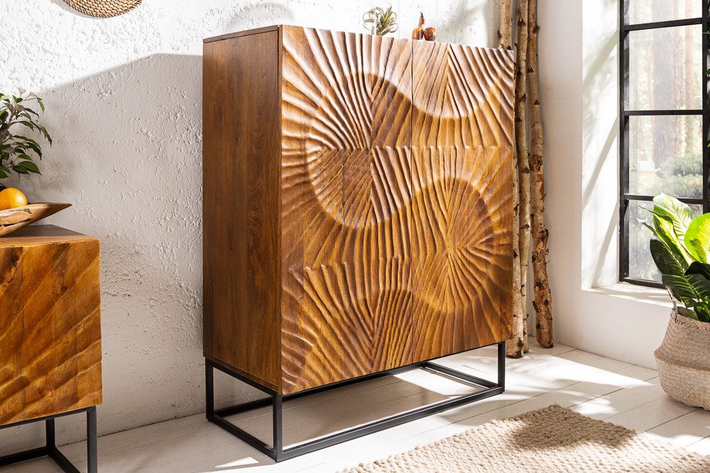 riess-ambiente Highboard SCORPION 120cm braun / günstig online kaufen