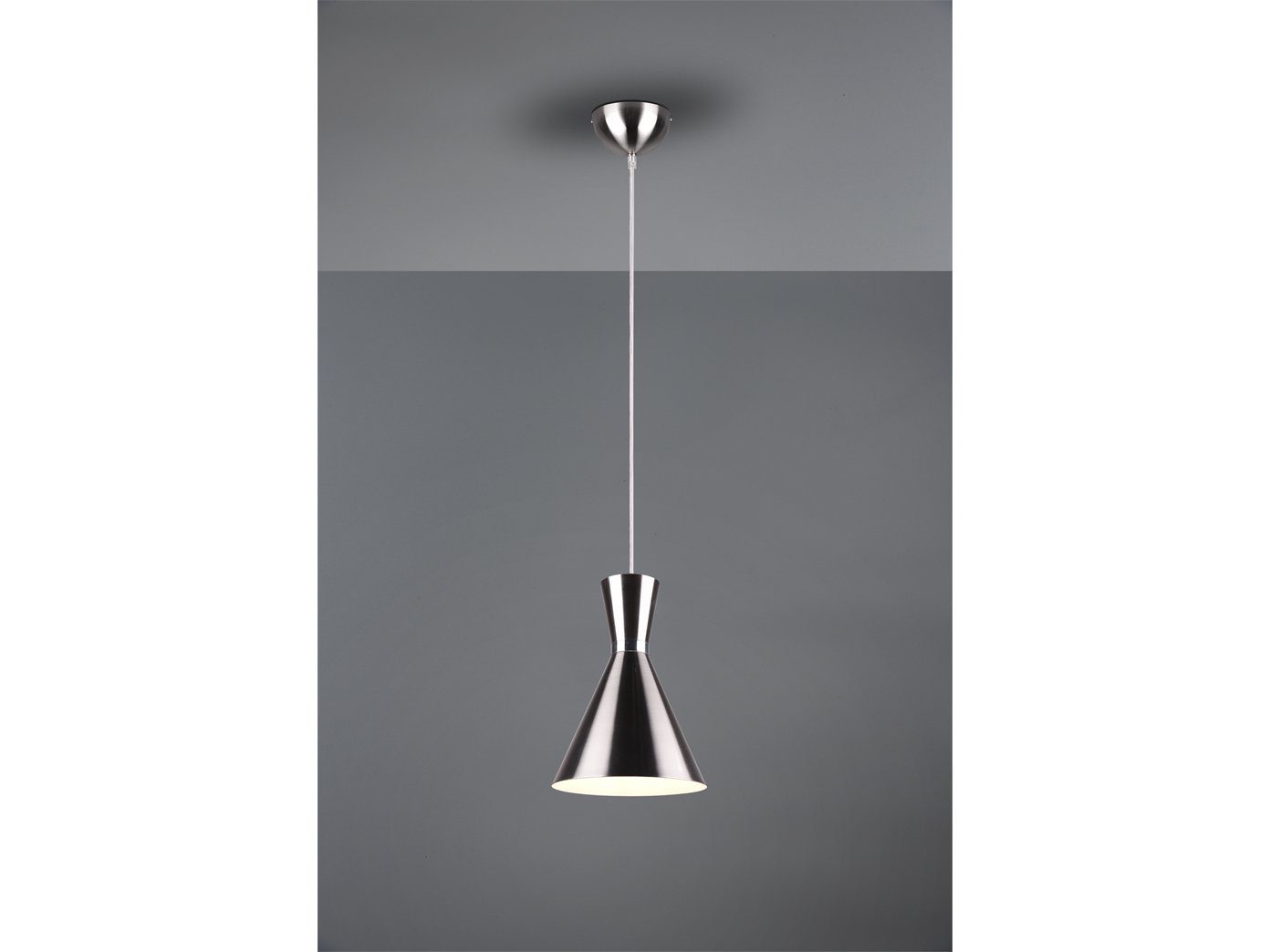 Design Pendel Lampe rund Küchen Ess Zimmer Tisch Beleuchtung Hänge Leuchte weiß 