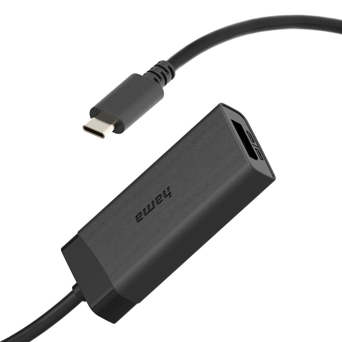 Hama USB C auf DisplayPort HDMI Adapter 4K 60Hz Video-Adapter USB Typ C zu DisplayPort, Ultra HD 4K 60 Hz, schlanker Stecker, kompatibel mit Thunderbolt 3 4 5