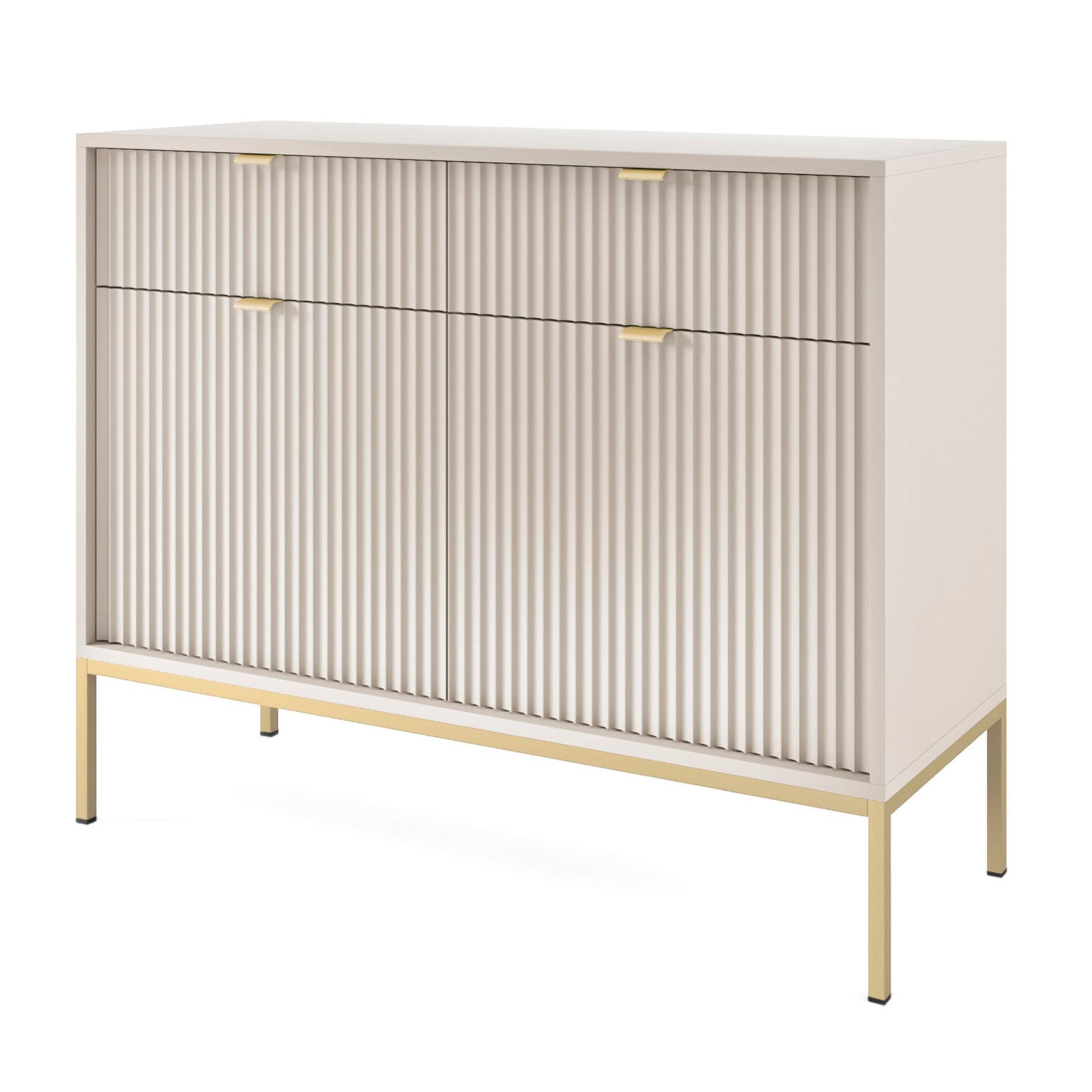 Selsey Sideboard VELLORE, 2-türig mit geriffelten günstig online kaufen