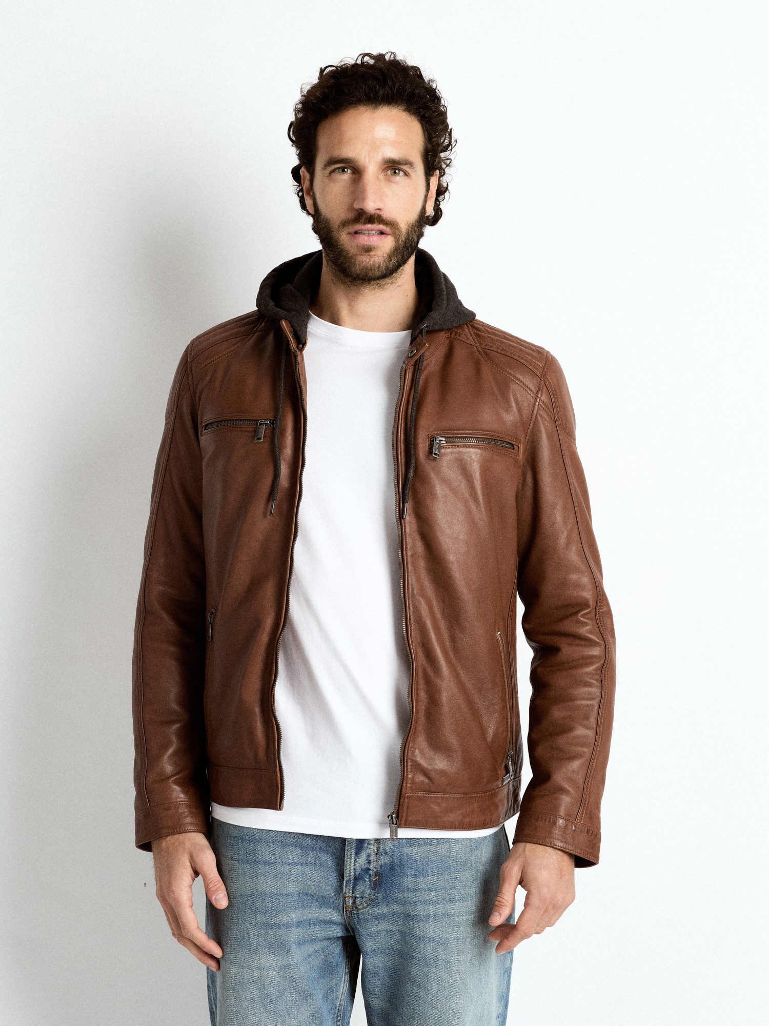 MUSTANG Lederjacke Foster