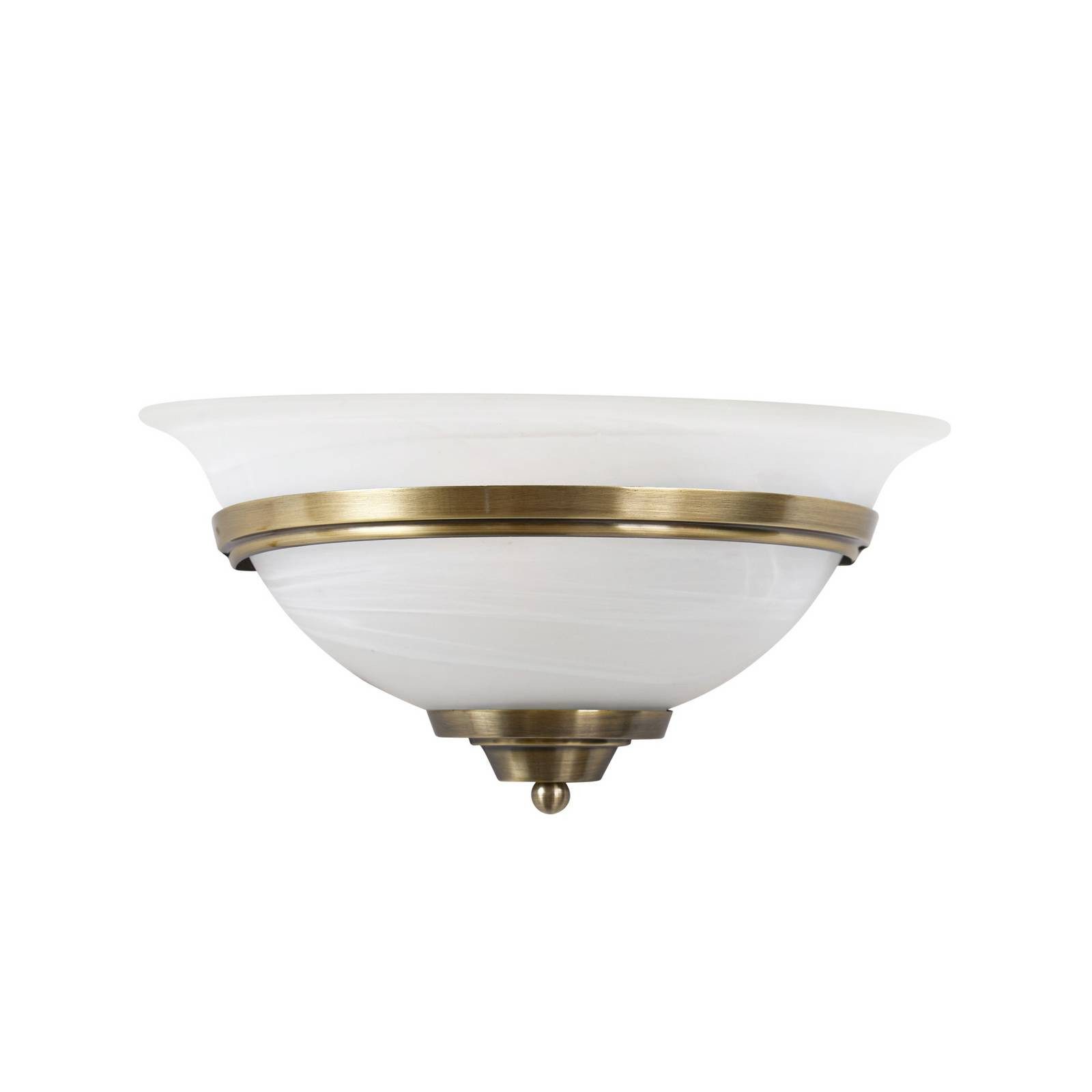 Lindby Wandleuchte Irimia, Glas Bronze IP20, 1 x 15 W LED