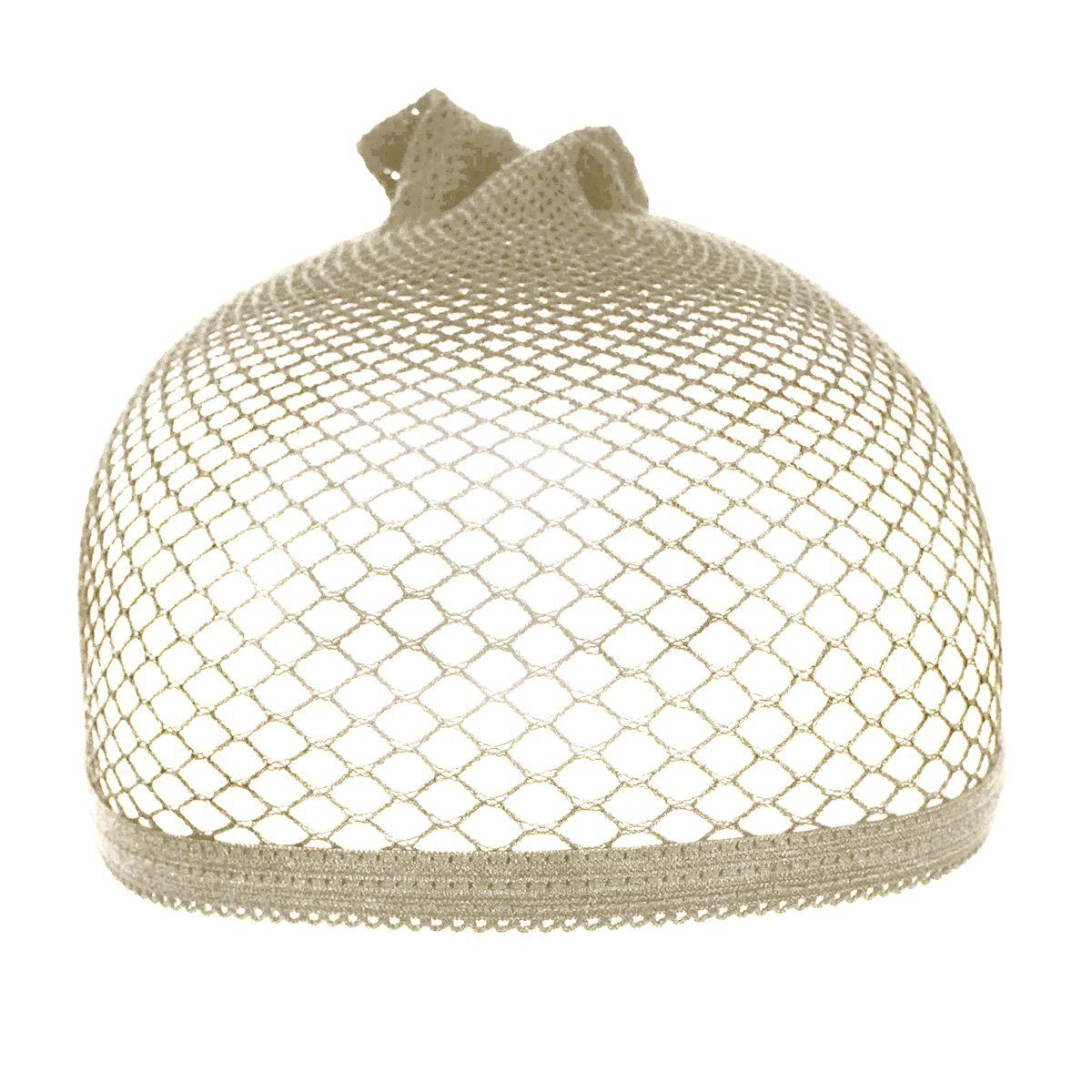 Metamorph Kostüm Haarnetz für Perücken beige - Fasching Halloween, Perückenkappe mit praktischer Öffnung an der Oberseite