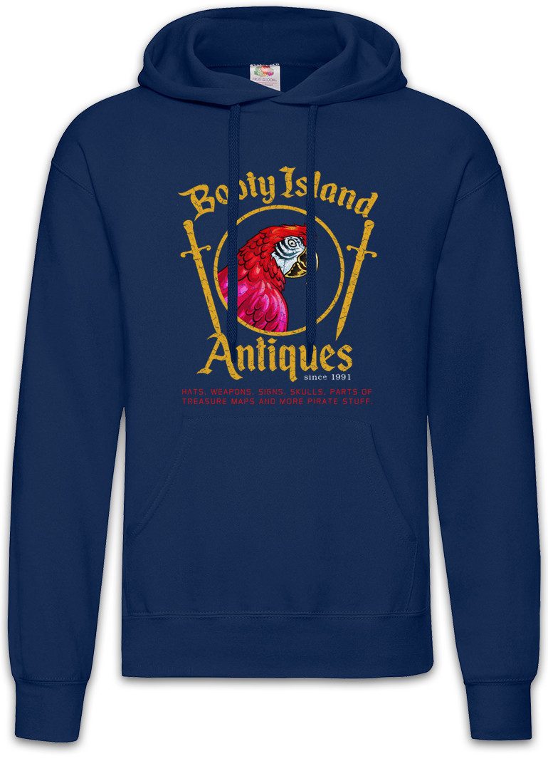 Urban Backwoods Hoodie Booty Island Antiques Herren Hoodie The Game Secret of Logo Monkey (1-tlg) Carribaen Sign Symbol Game