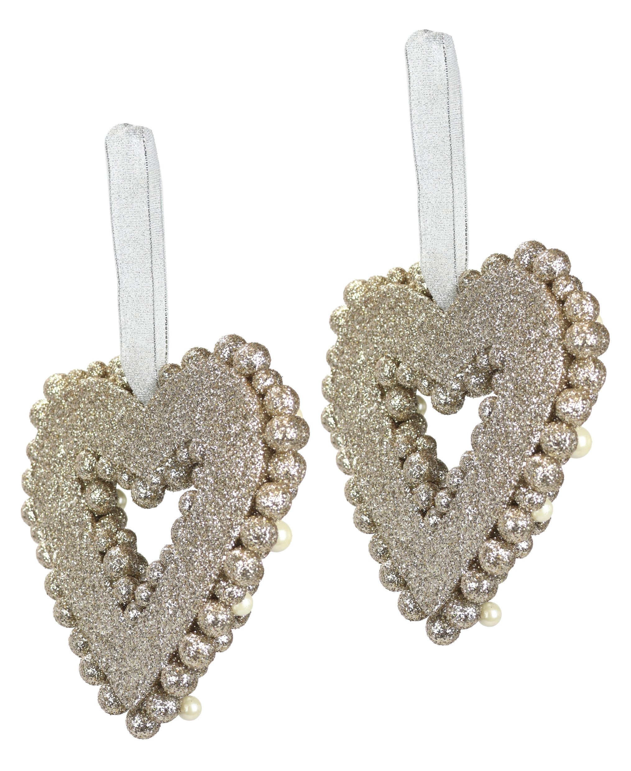 Kunstkranz Perlenherz zum Hängen, I.GE.A., Höhe günstig online kaufen