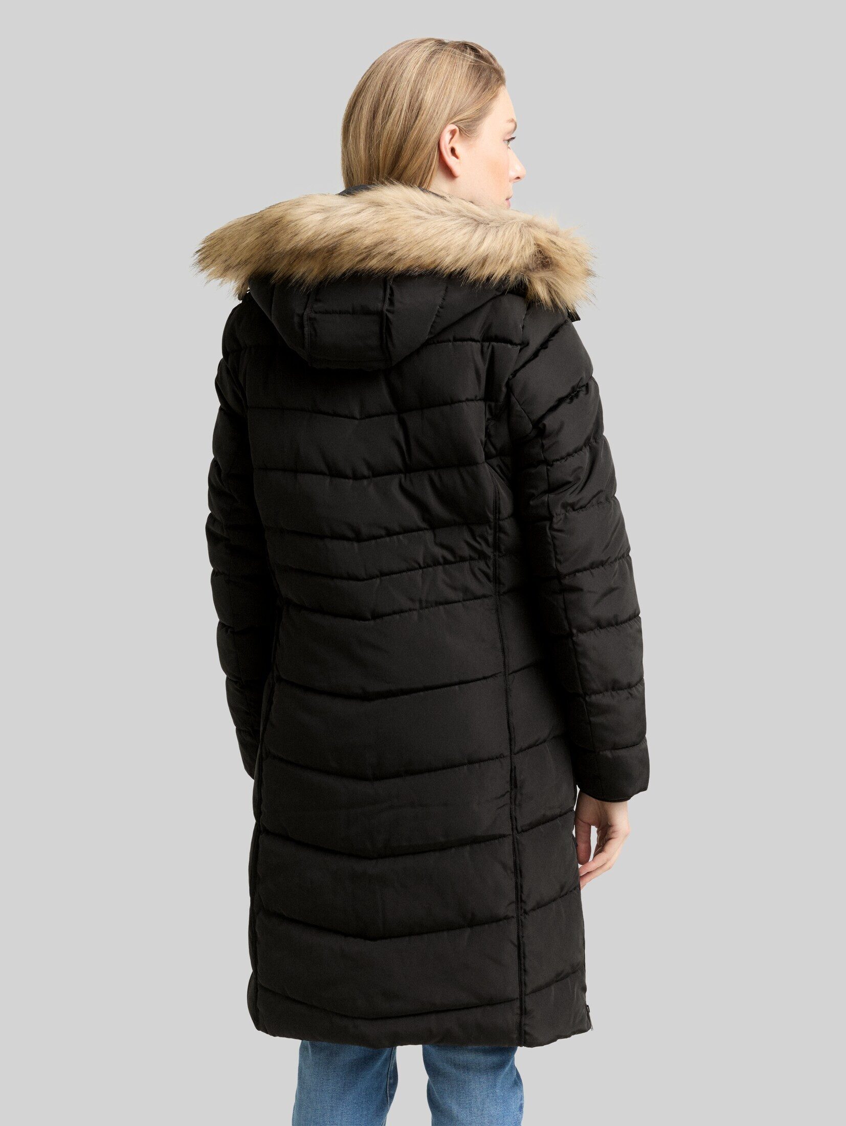 TOM TAILOR Steppmantel Jacken Puffer-Mantel mit abnehmbarer Kapuze