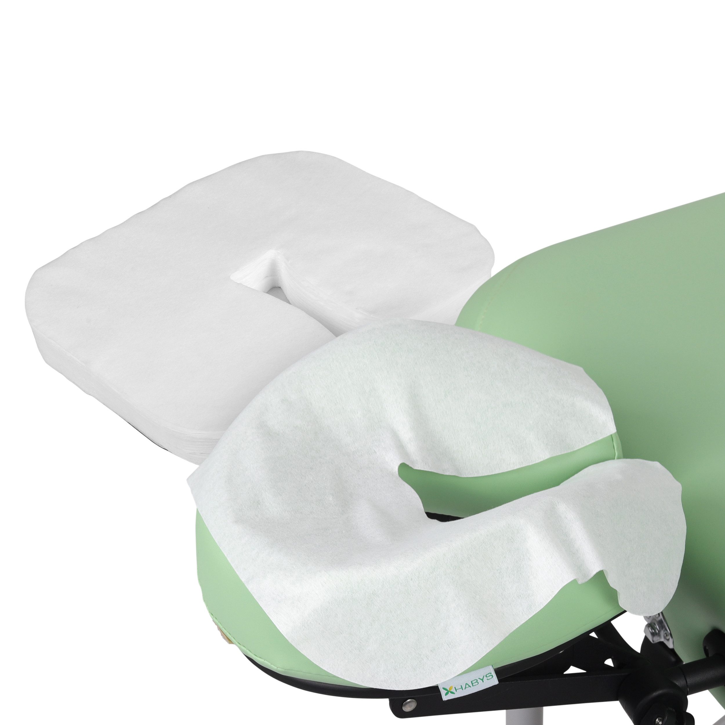 Habys Massageliege Einwegauflage Massageliegen Gesichtsauflagen U Form /27x35 cm (100-St)