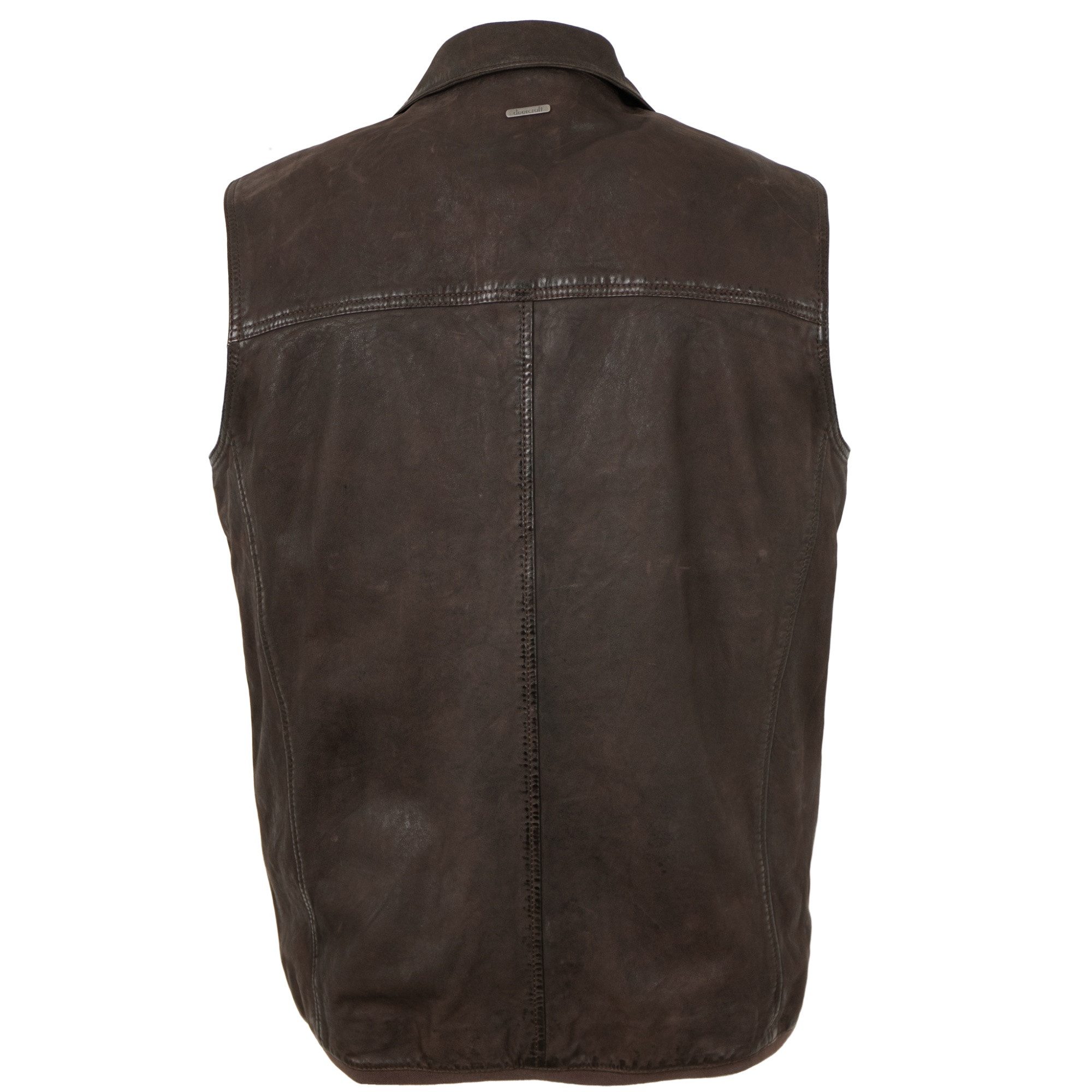 Deercraft Lederweste DMCork Deercraft - Herren Lederweste Lammnubuk dunkelb günstig online kaufen