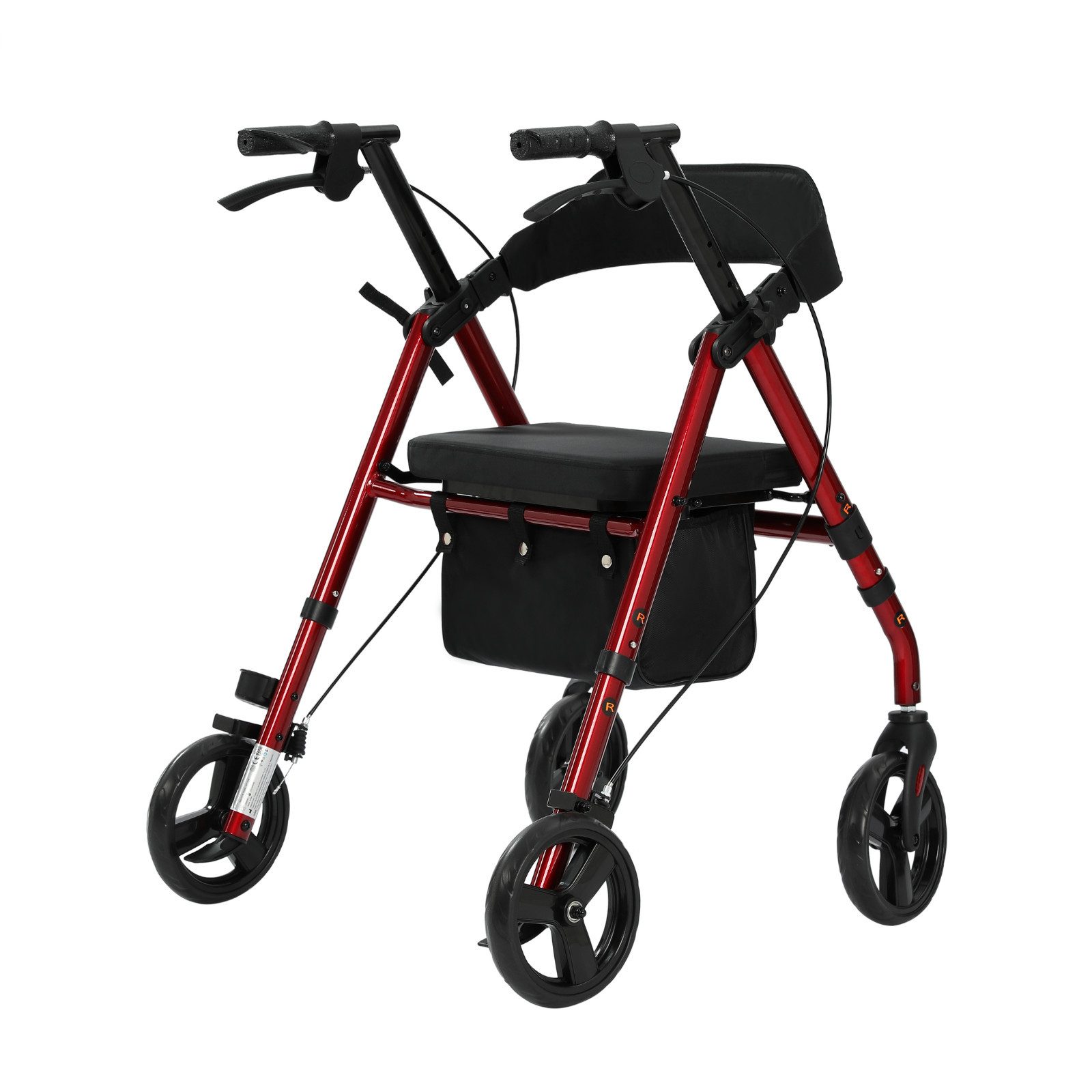 smartEC Rollator maxErgo Rollator Gehhilfe Outdoor Indoor zugelassen als Medizinprodukt
