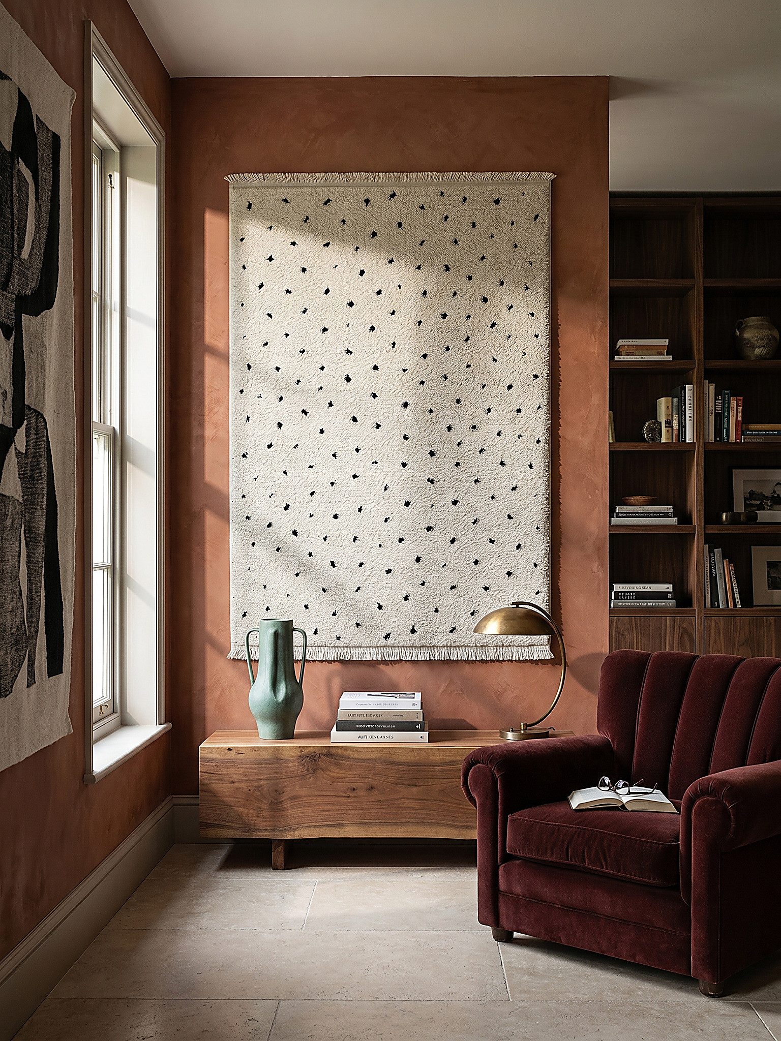 KADIMA DESIGN Teppich ATRIO Teppichläufer Creme 80x150 Abstrakt Polypropylen Wohnzimmer, Läufer, Höhe: 31 mm, Strapazierfähig, Pflegeleicht, Farbecht – Bild 5 von 5