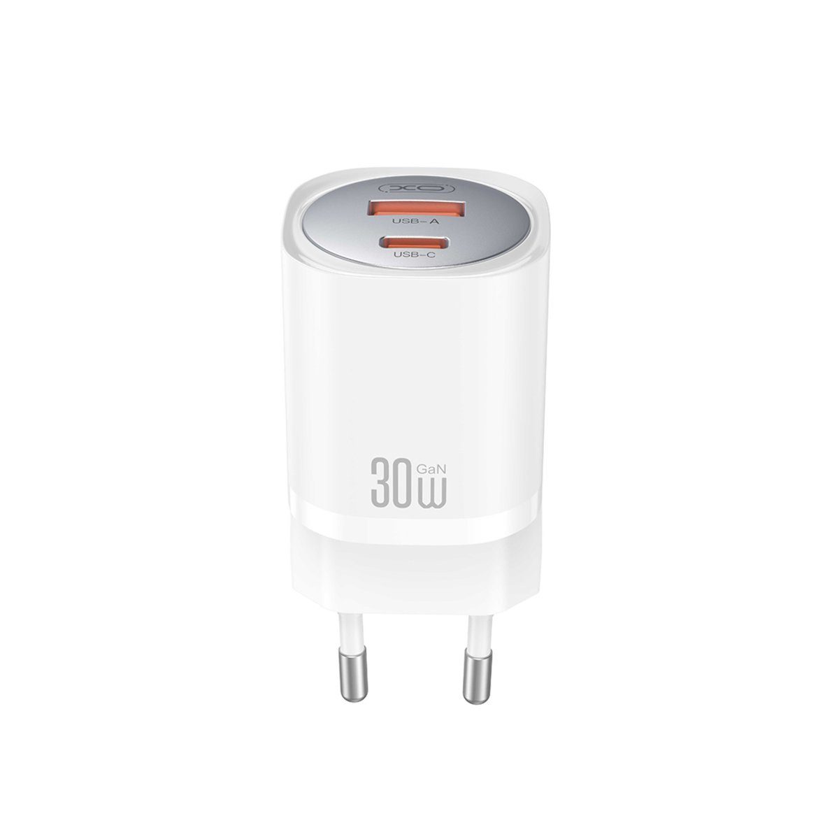 XO XO Wandladegerät CE21 PD 30W 1x USB-C 1x USB weiß Smartphone-Ladegerät