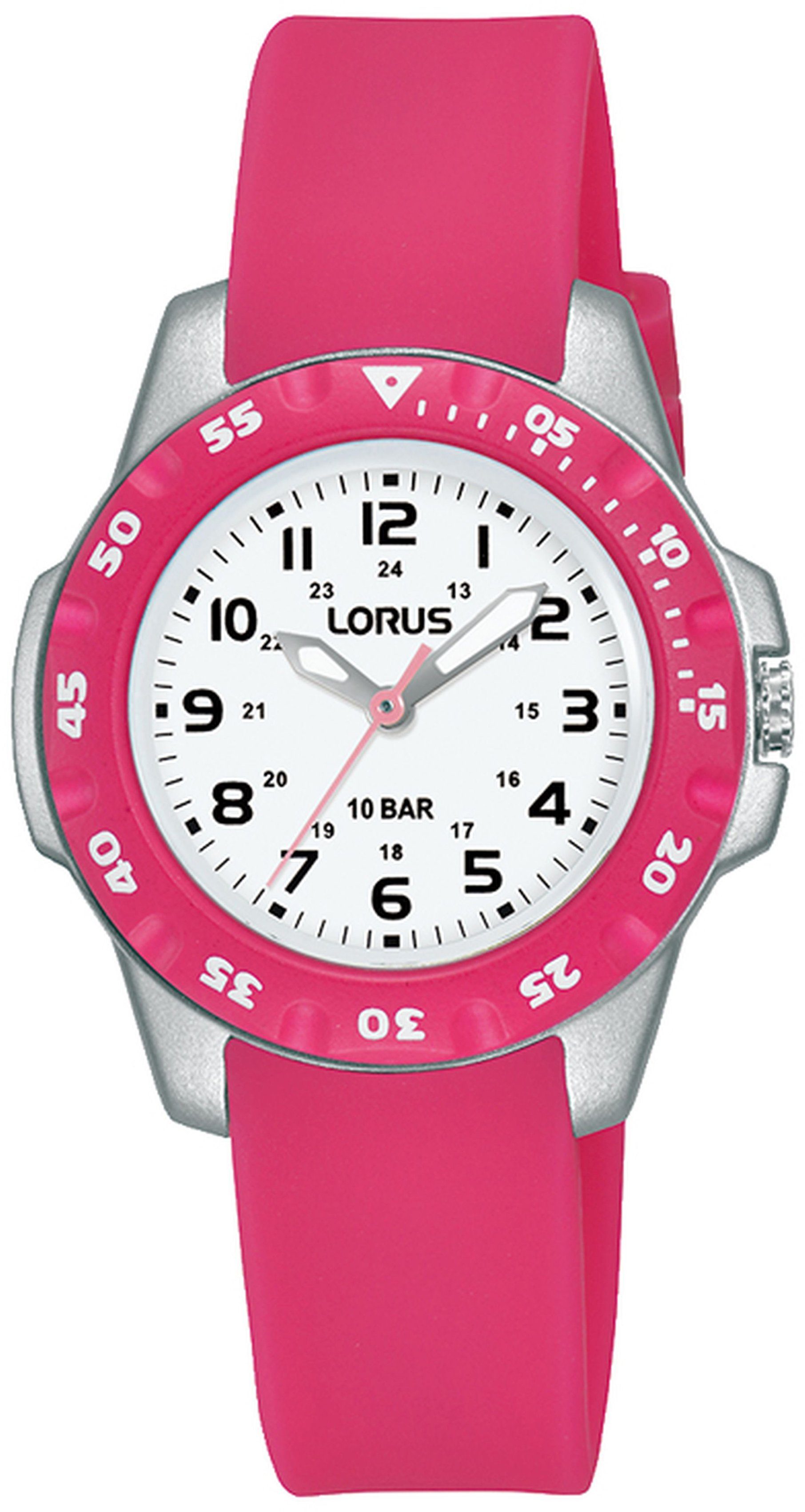 als LORUS Quarzuhr pink Geschenk ideal RRX59HX9, auch