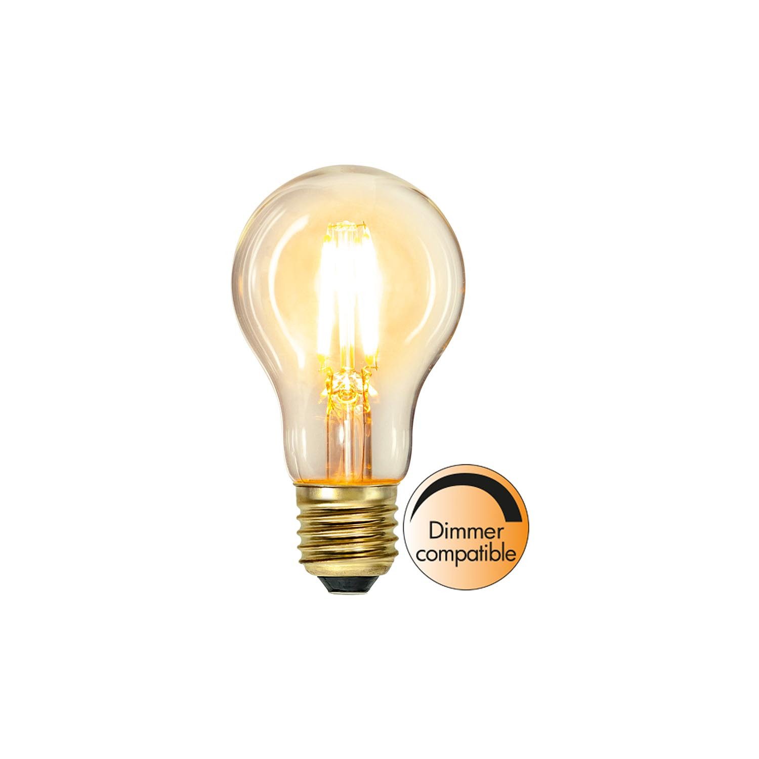 STAR TRADING LED Dekolicht Leuchtmittel, LED-Leuchtmittel,Soft Glow', E27, 4W, 400lm, dimmbar, warmweiß