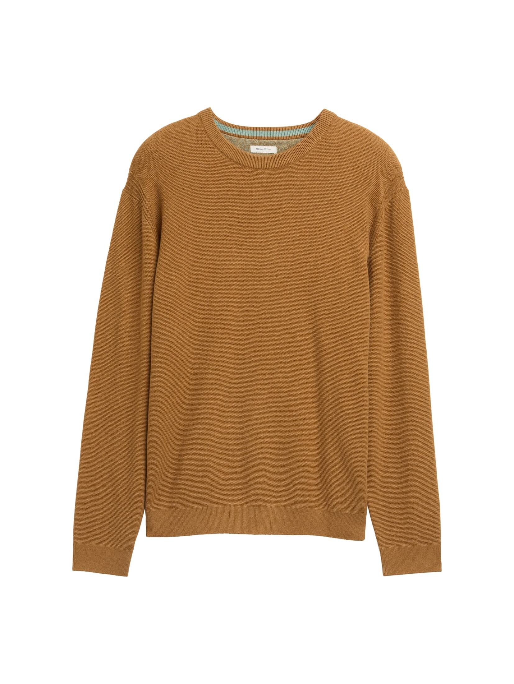 TOM TAILOR Strickpullover Pullover & Strickjacken Strickpullover aus Bio-Ba günstig online kaufen