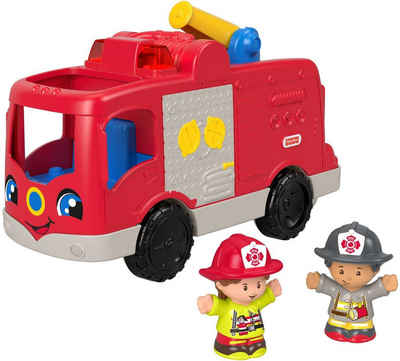 Fisher-Price® Lernspielzeug »Little People Feuerwehr-Auto«, bilingual, mit 2 Figuren und Sound