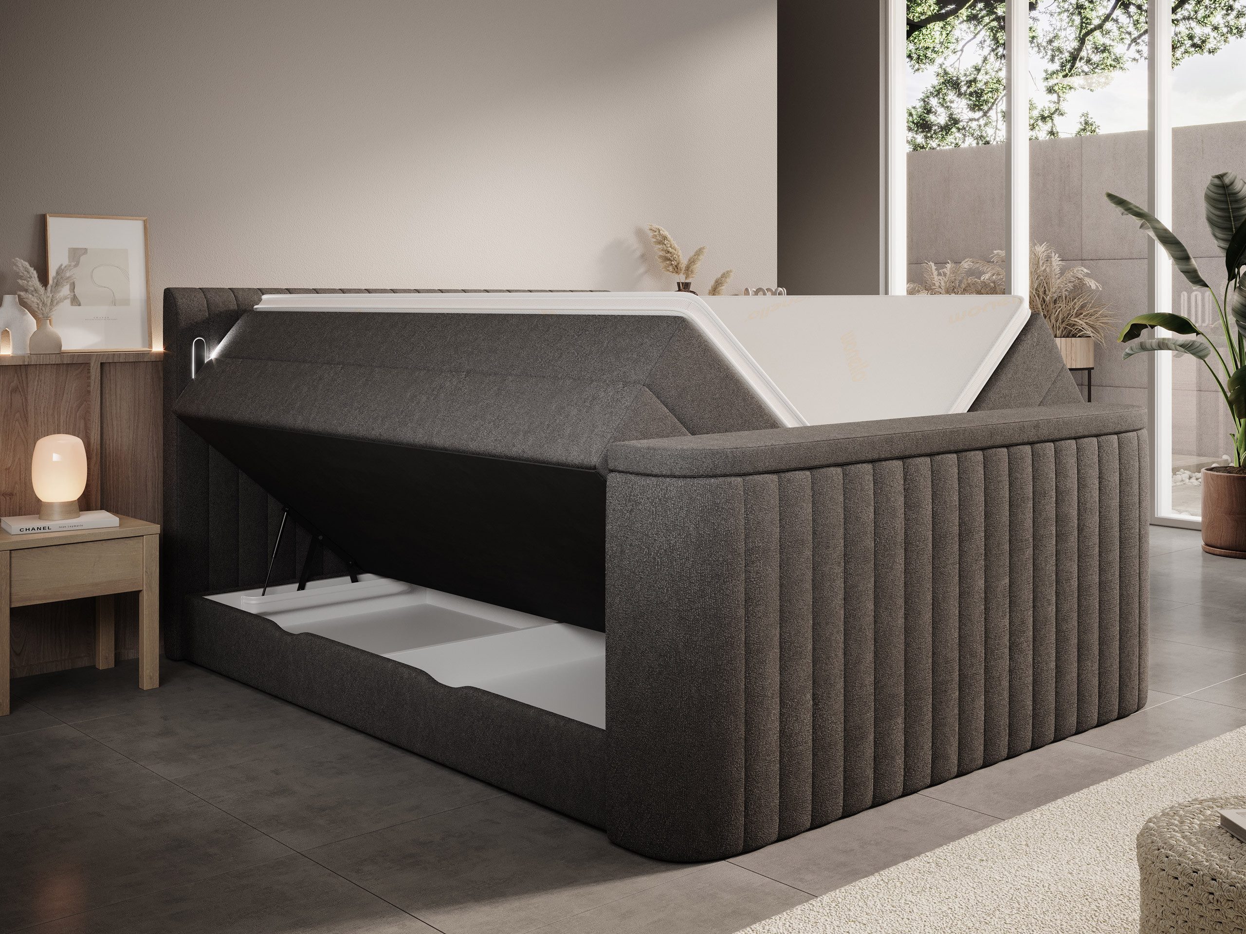 wonello Boxspringbett FLY mit TV-Lift, mit günstig online kaufen