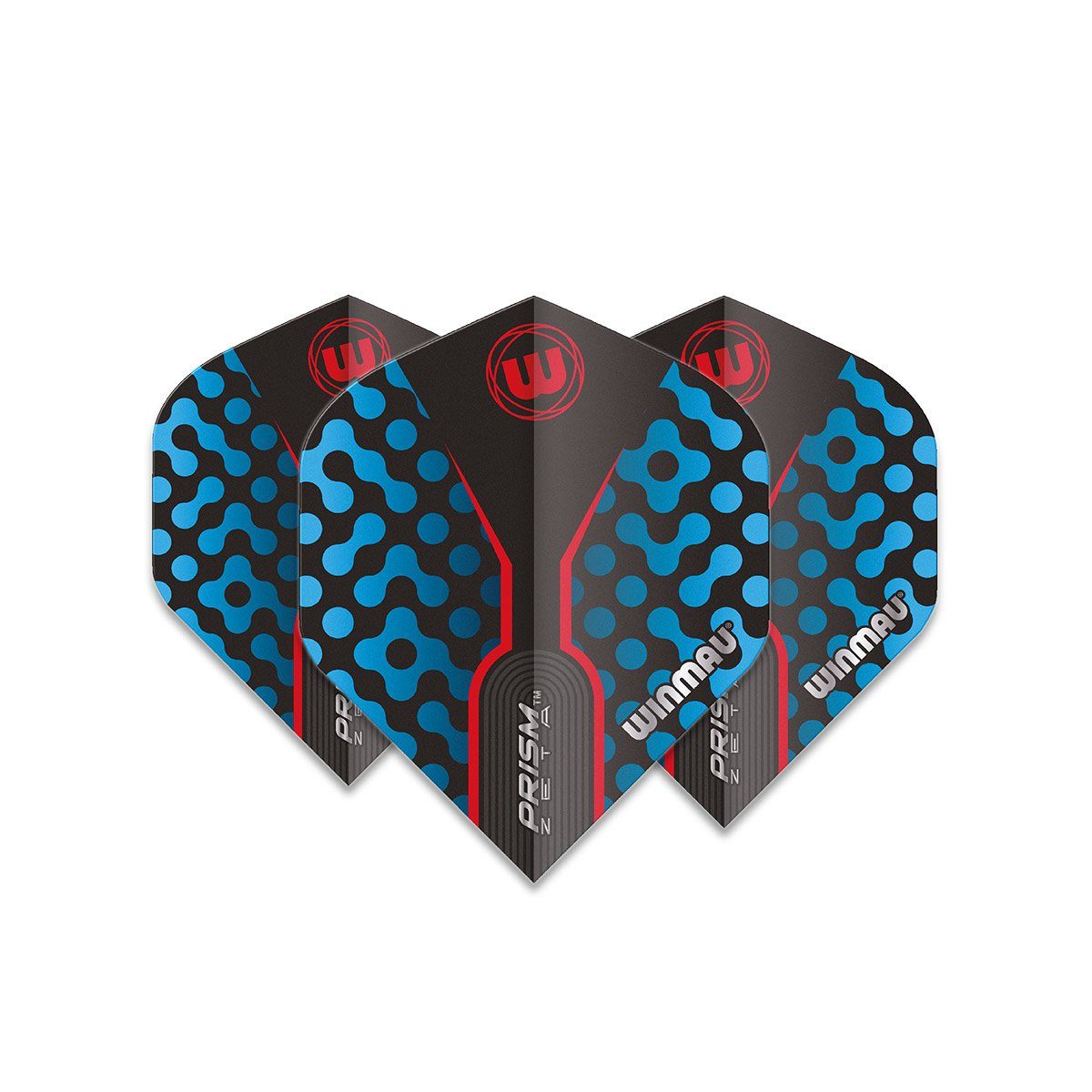 Dart-Flights Flights Winmau Prism Zeta Black, Blue & Red - 6915.307