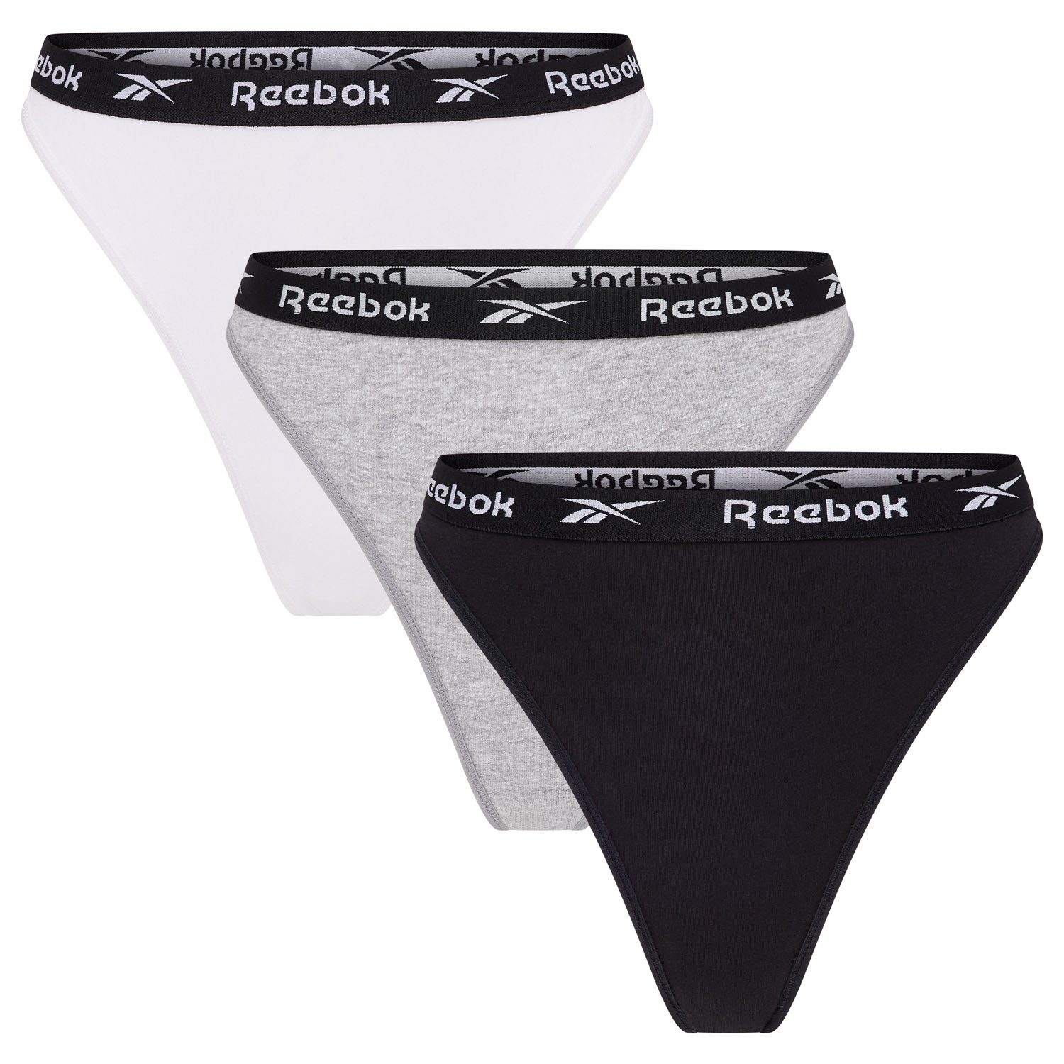 Reebok Slip LOTTY (3er-Pack) eng, basic, bequem, atmungsaktiv, mit Logo, br günstig online kaufen