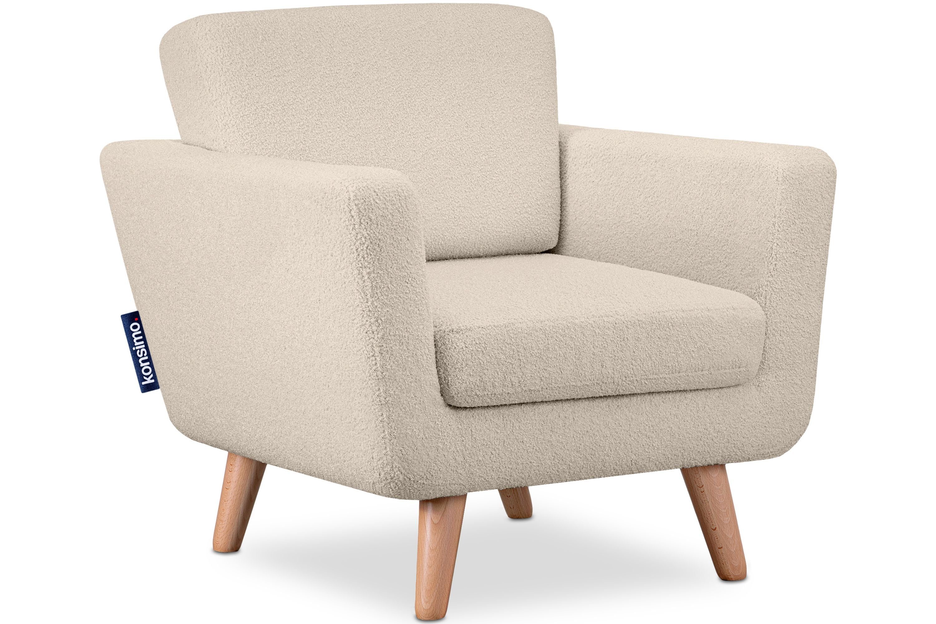 KONSIMO® Sessel TAGIO hergestellt in der EU, (Sessel), Scandi-Stil, Made in günstig online kaufen