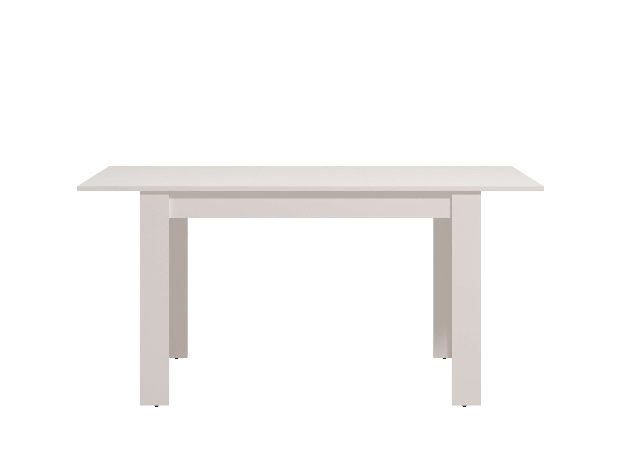 Home affaire Esstisch Hamar Esszimmertisch 120x80, Weiß oder Eiche Holz Küchentisch, Verlängerbar durch Einlegeplatte, max. Breite 160 cm