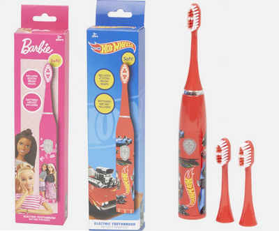 AURUM Elektrische Kinderzahnbürste Kinderzahnbürste Toothbrush Barbie oder Hot Wheels