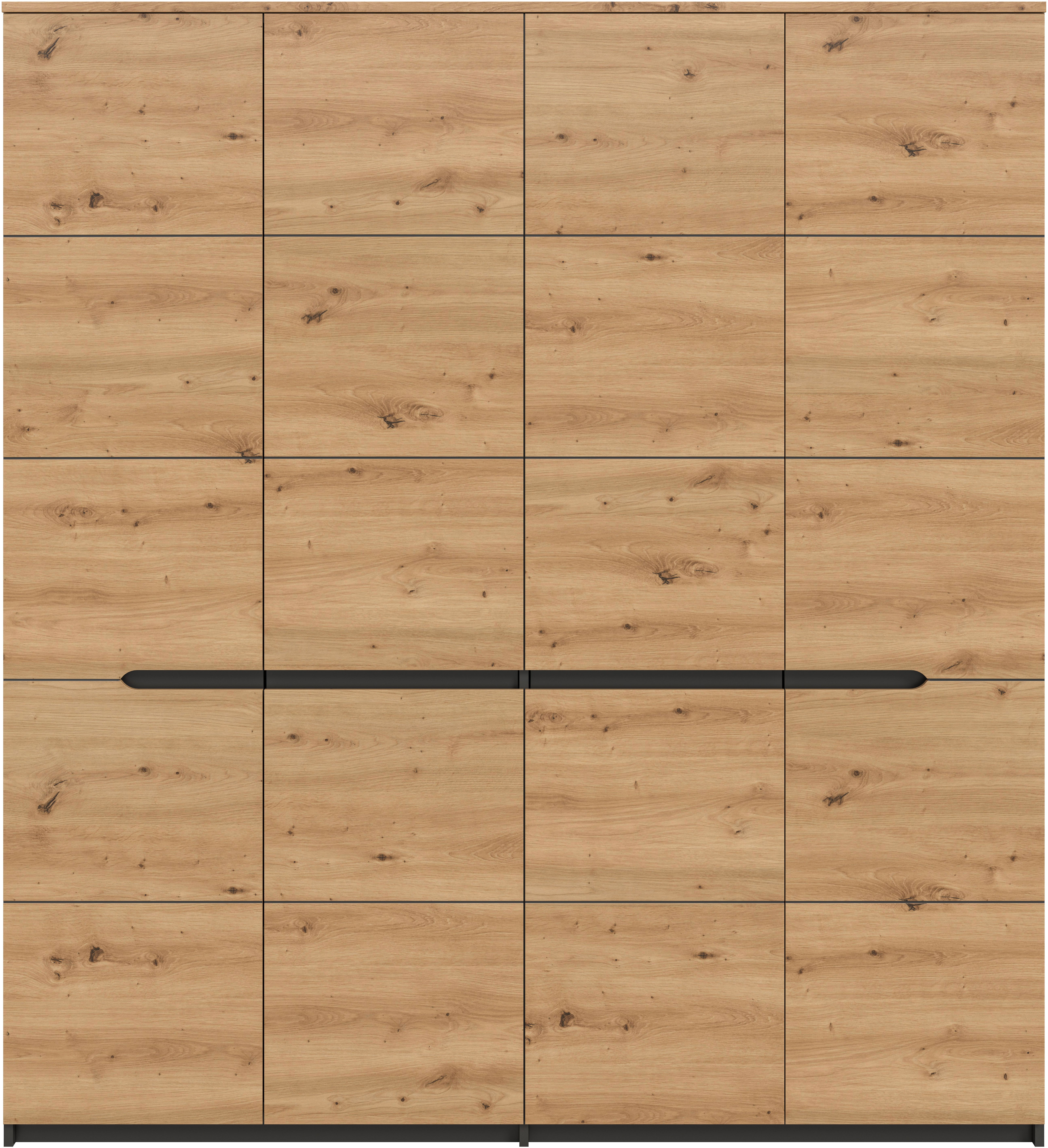Home affaire Kleiderschrank REHAT, Breite 180 cm, 4 Türen, 2 Kleiderstangen, 4 Ablageböden (2-St., TOPSELLER!, viel Stauraum, Universalschrank) Schlafzimmerschrank, Schrank, Garderobenschrank, Garderobe