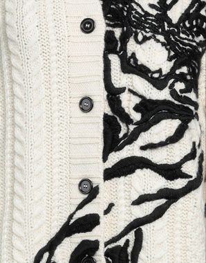 Valentino Cardigan VALENTINO Cable-Knit Cardigan Coat Mantel Strick-Jacke Jacket Parka Pu