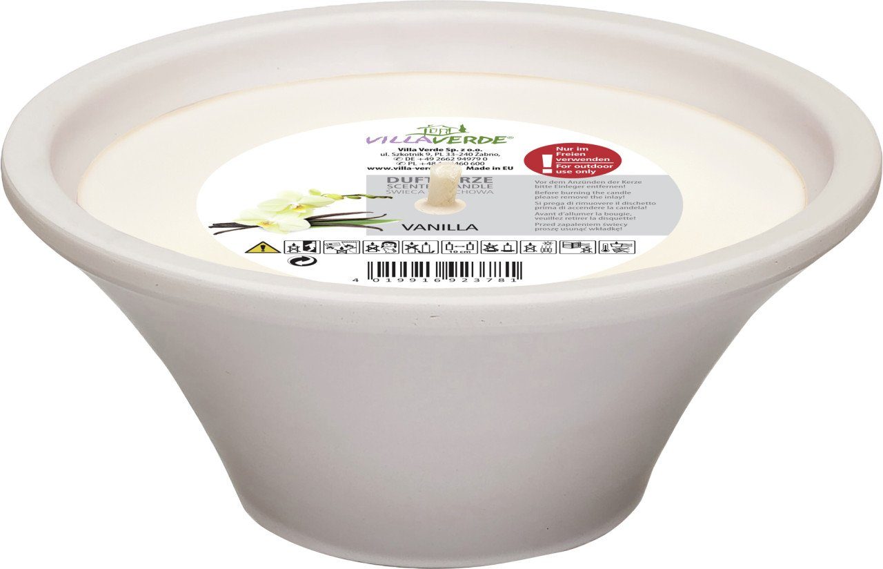 Villa Verde Duftkerze Villa Verde Duftkerze in Keramikschale Vanille günstig online kaufen