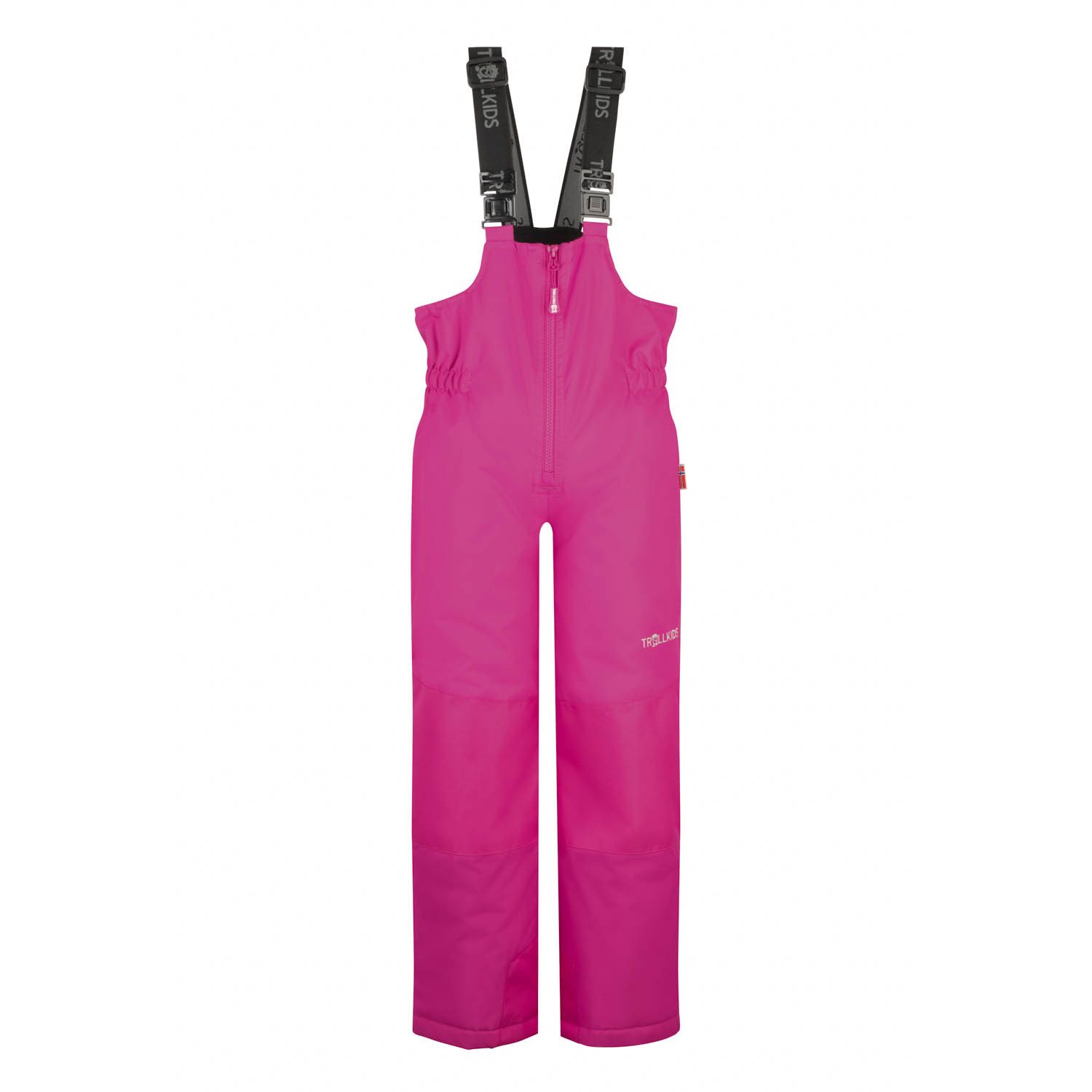 TROLLKIDS Schneelatzhose KIDS NORDKAPP PANTS mit Reißverschluss, unifarbenes Design, pflegeleichtes Material