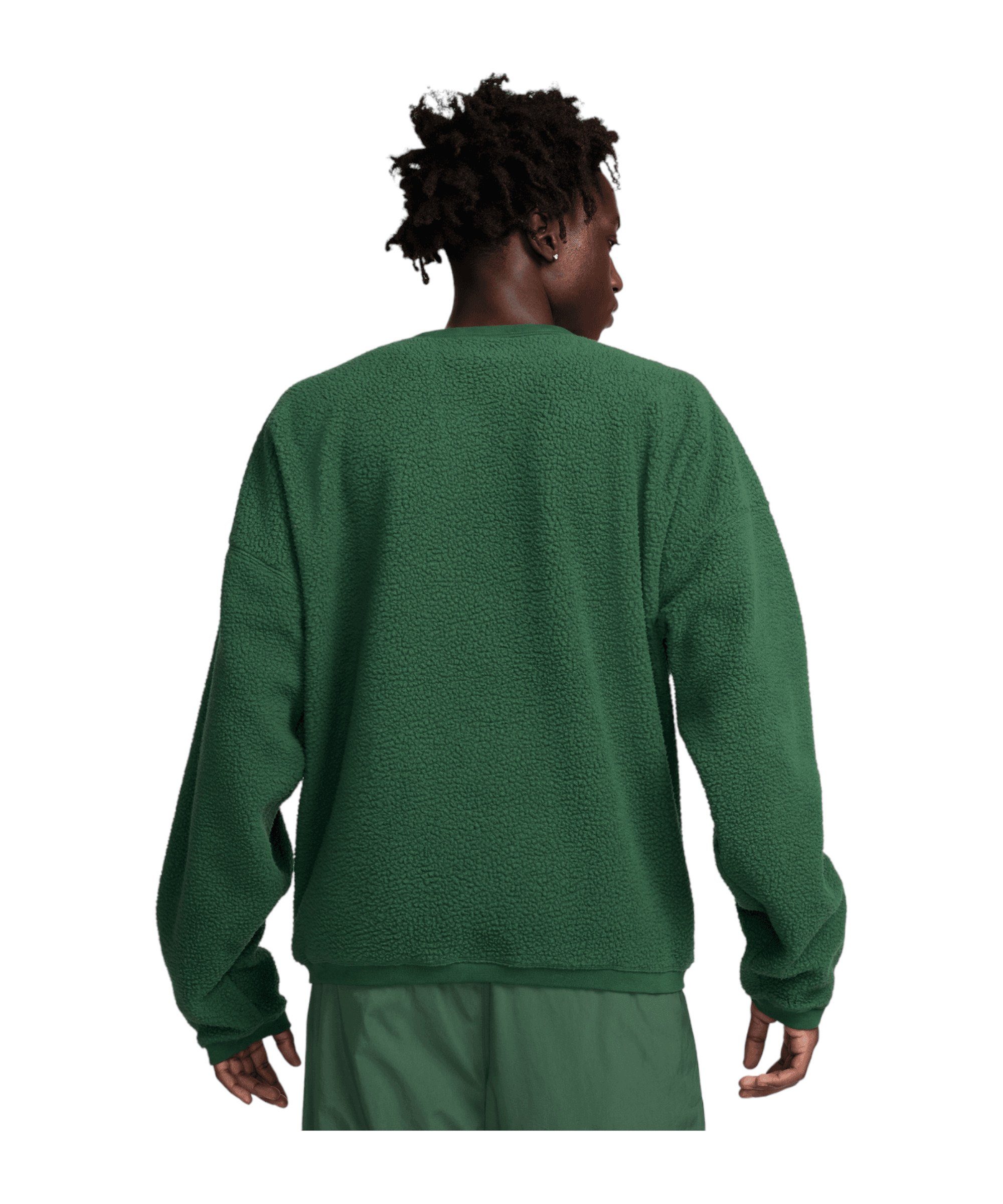 Nike Sportswear Sweatshirt Club Fleece gruenschwarz Sweatshirt