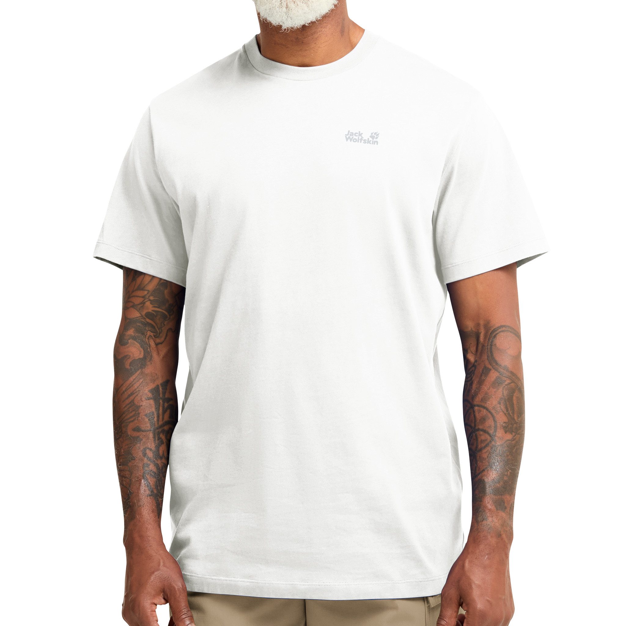 Jack Wolfskin T-Shirt Essential T M mit Markenlogo – Bild 4 von 5