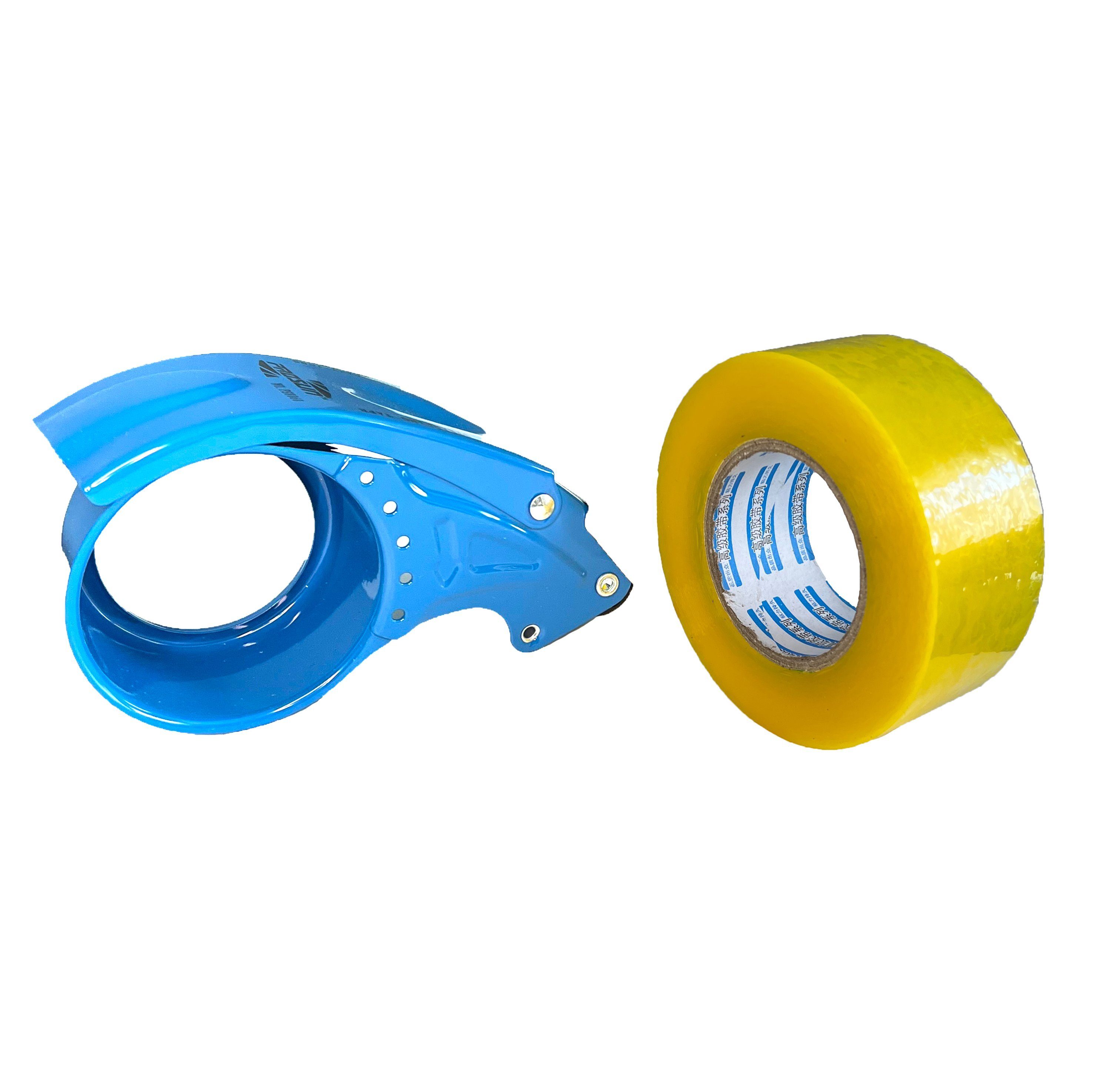 M-Diamant Klebeband Paketband-Packband 50 mm halt; 300 Abroller Rolle Meter 300 x Blau inkl. starker Sehr inkl. (1-St) Klebeband Meter Handroller