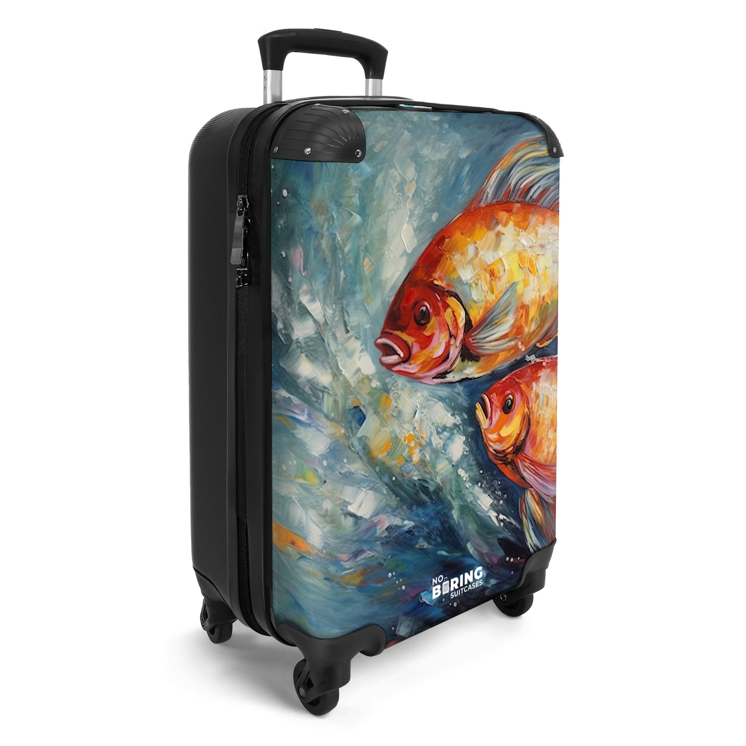 NoBoringSuitcases.com© Hartschalen-Trolley Ölgemälde Kunstwerk von 2 günstig online kaufen