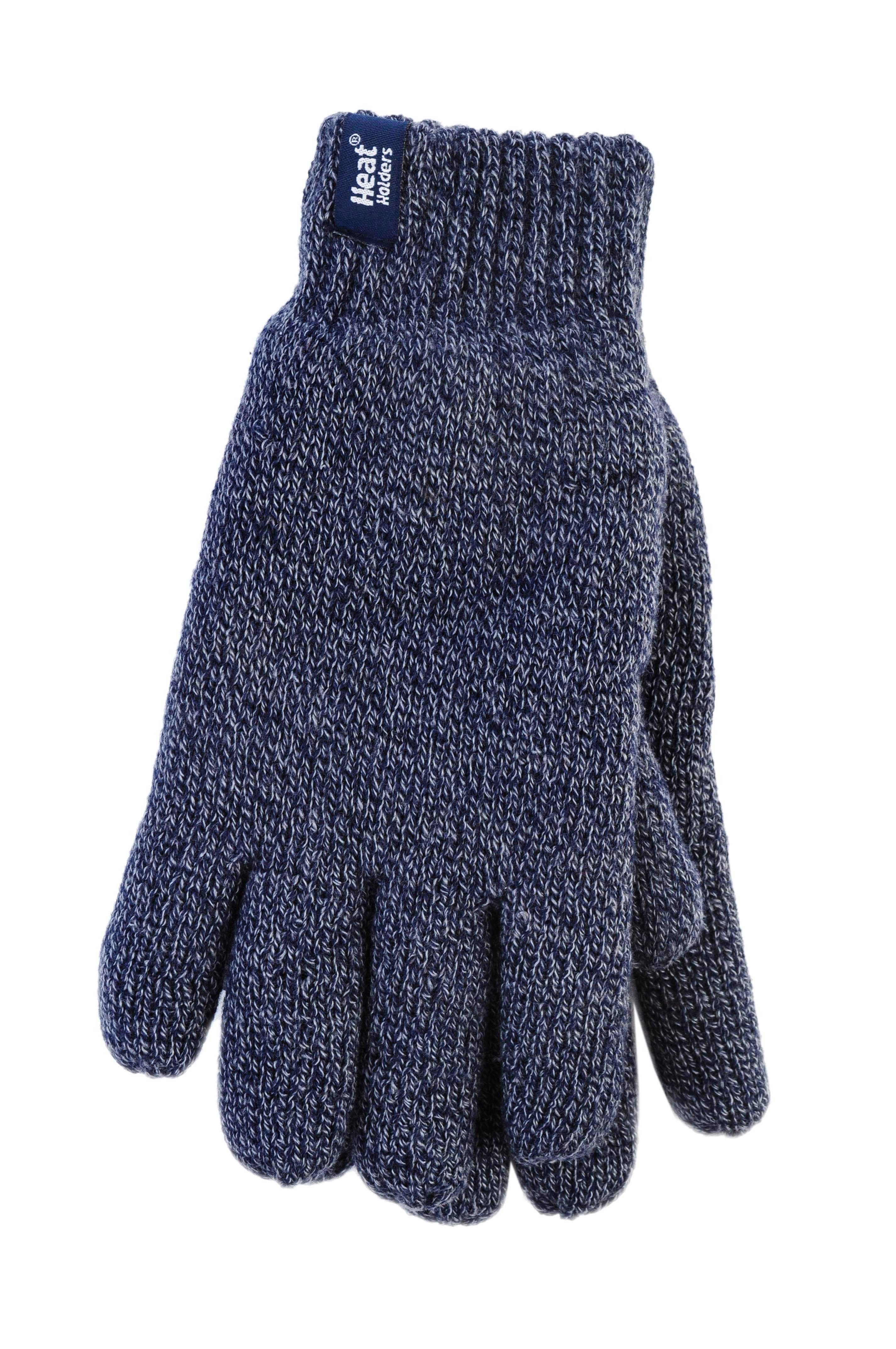 Heat Holders Strickhandschuhe Herren Navy