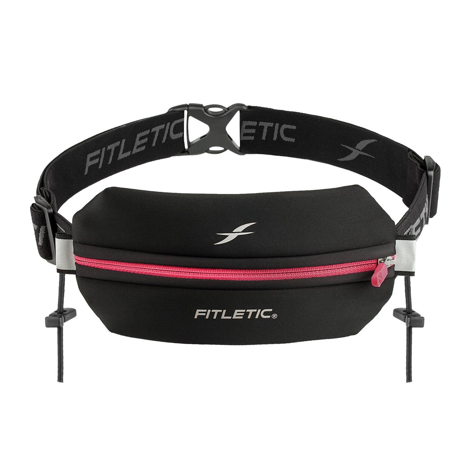 /Pink Schwarz Fitnessgürtel Premium Sportgürtel, Handy, Laufgürtel Laufgürtel - Fitletic 1" "Neo Laufausrüstung für Fitletic