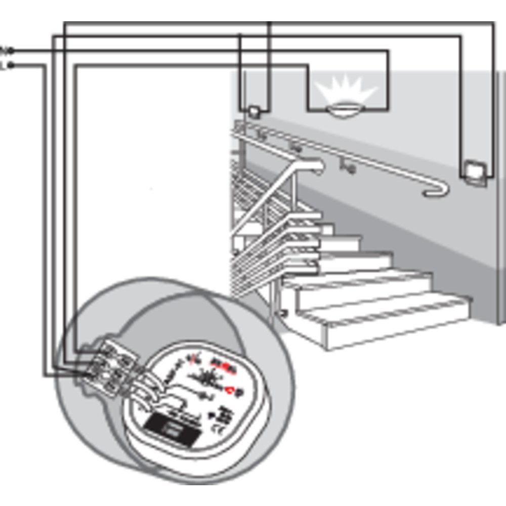 Zamel Einbau V Treppenlichtzeitschalter ASP-01 Lichtschalter Zamel 230