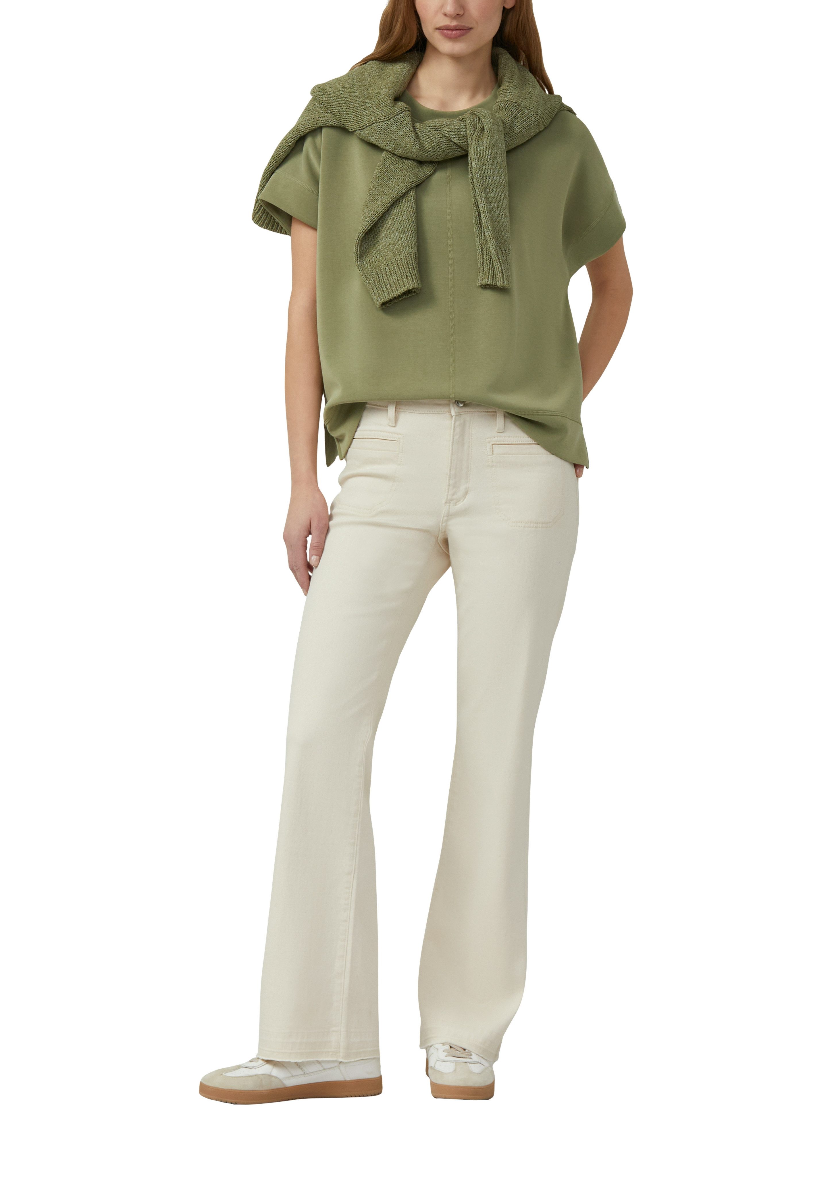 s.Oliver Sweater Halbarm mit Rundhals