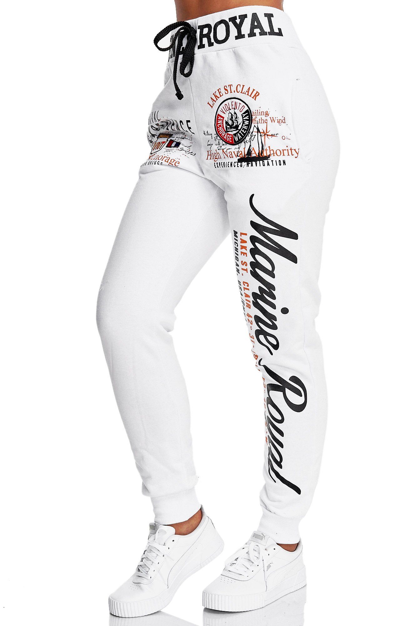 L.gonline Jogginghose Damen JoggingHOSE lang, Trainingshose Baumwolle, Spor günstig online kaufen