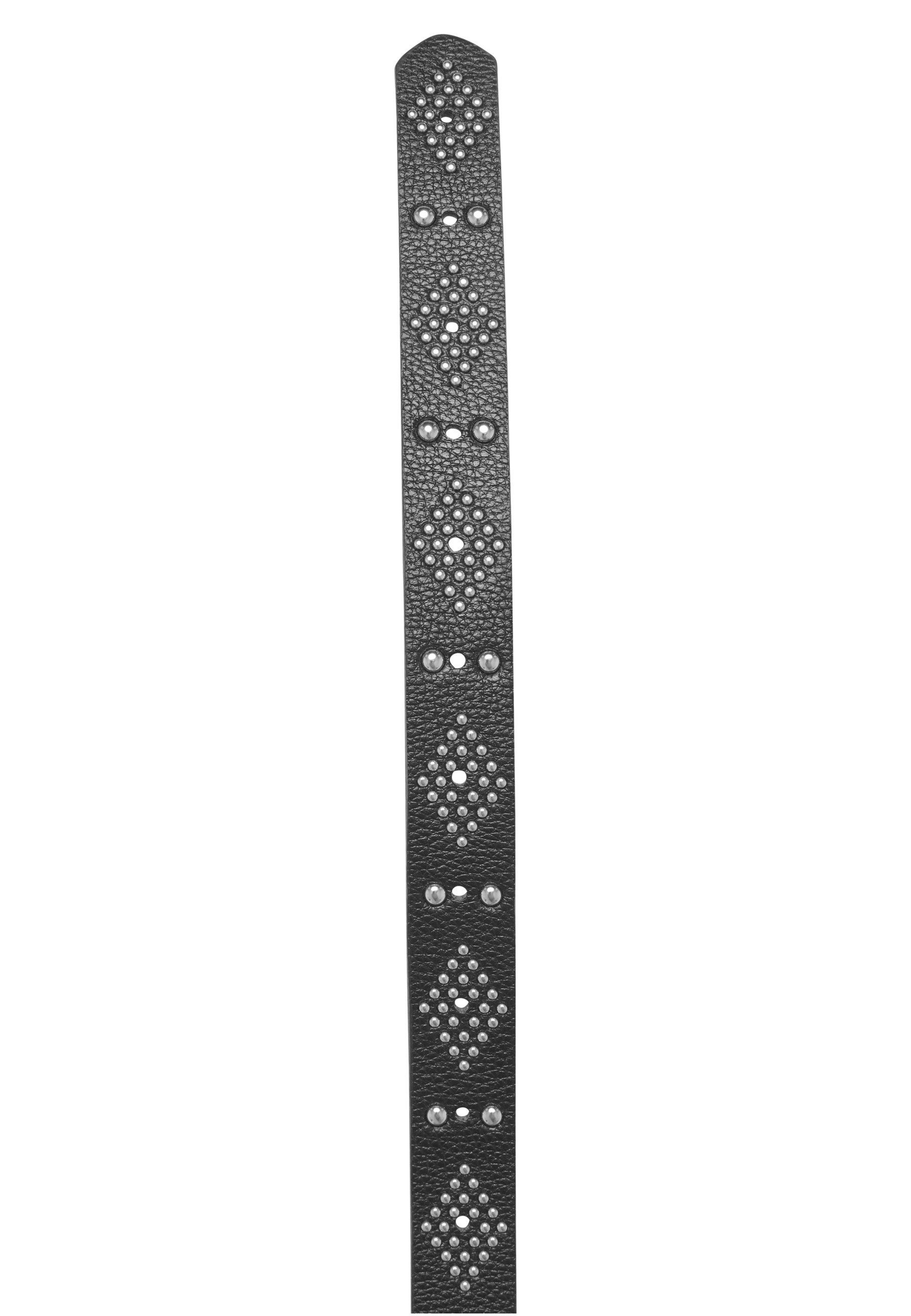 URBAN CLASSICS Synthetikgürtel Urban Classics Ladies Rivet Belt – Bild 3 von 3