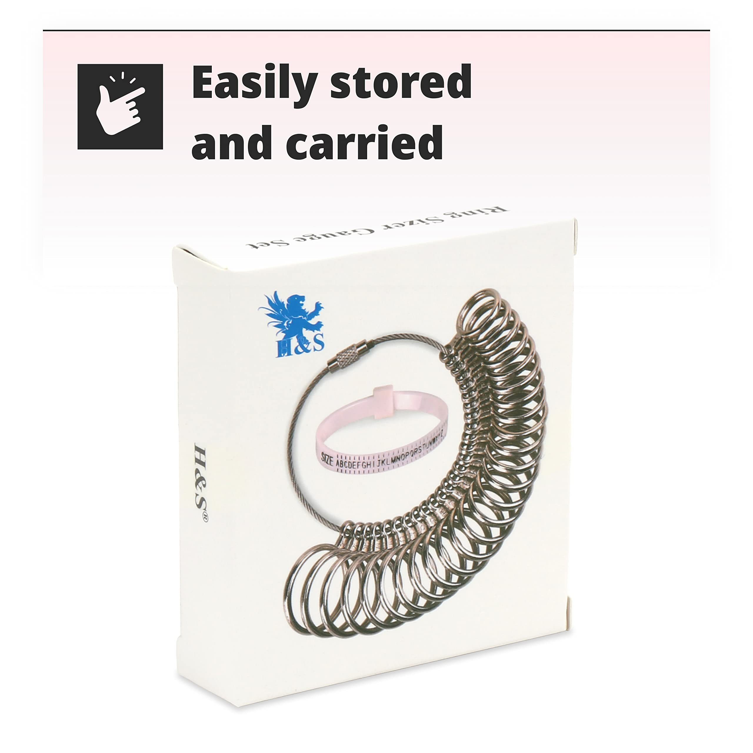 Britische Ringgrößen, Ringgrößenmesser Ringgrößenmesser Größenmaß Set: Haarband H&S Britisches Set: